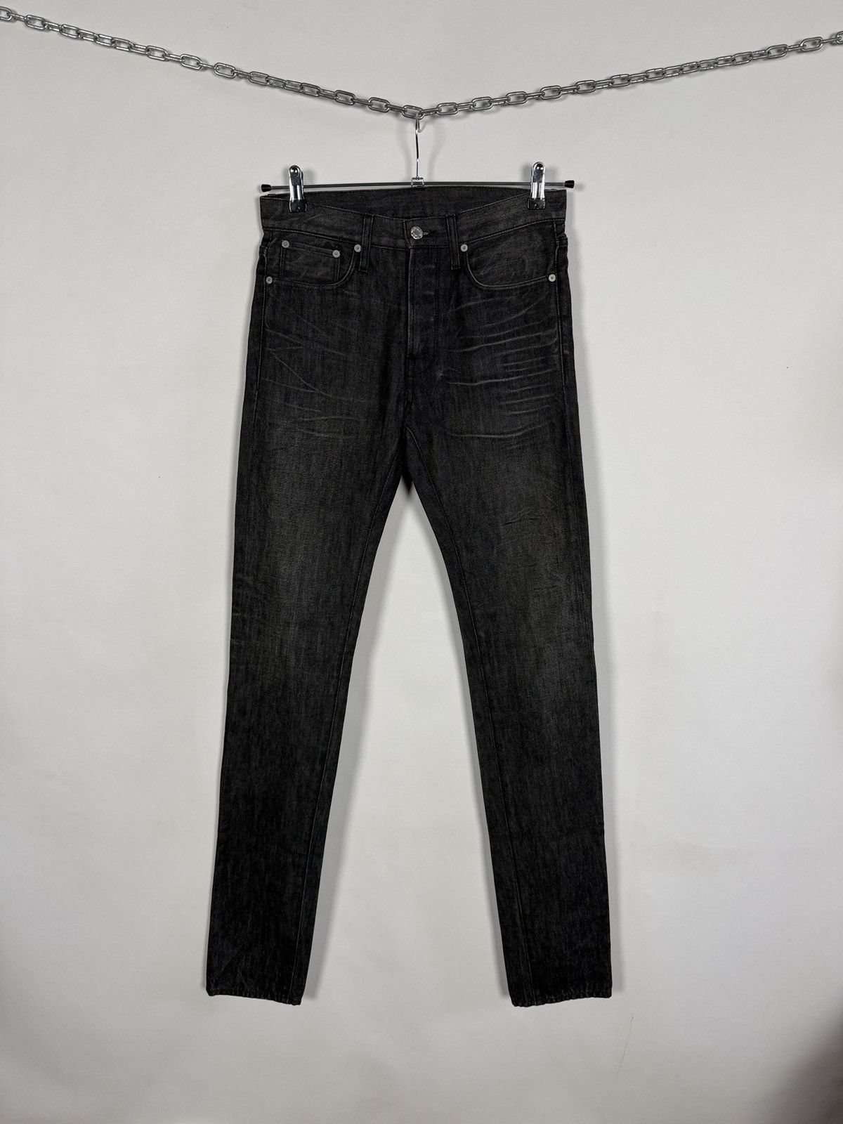 Helmut Lang Helmut Lang Dark Wash Slim Straight Jeans Made In USA Sz 28 Size US 28 / EU 44 - 2 Thumbnail