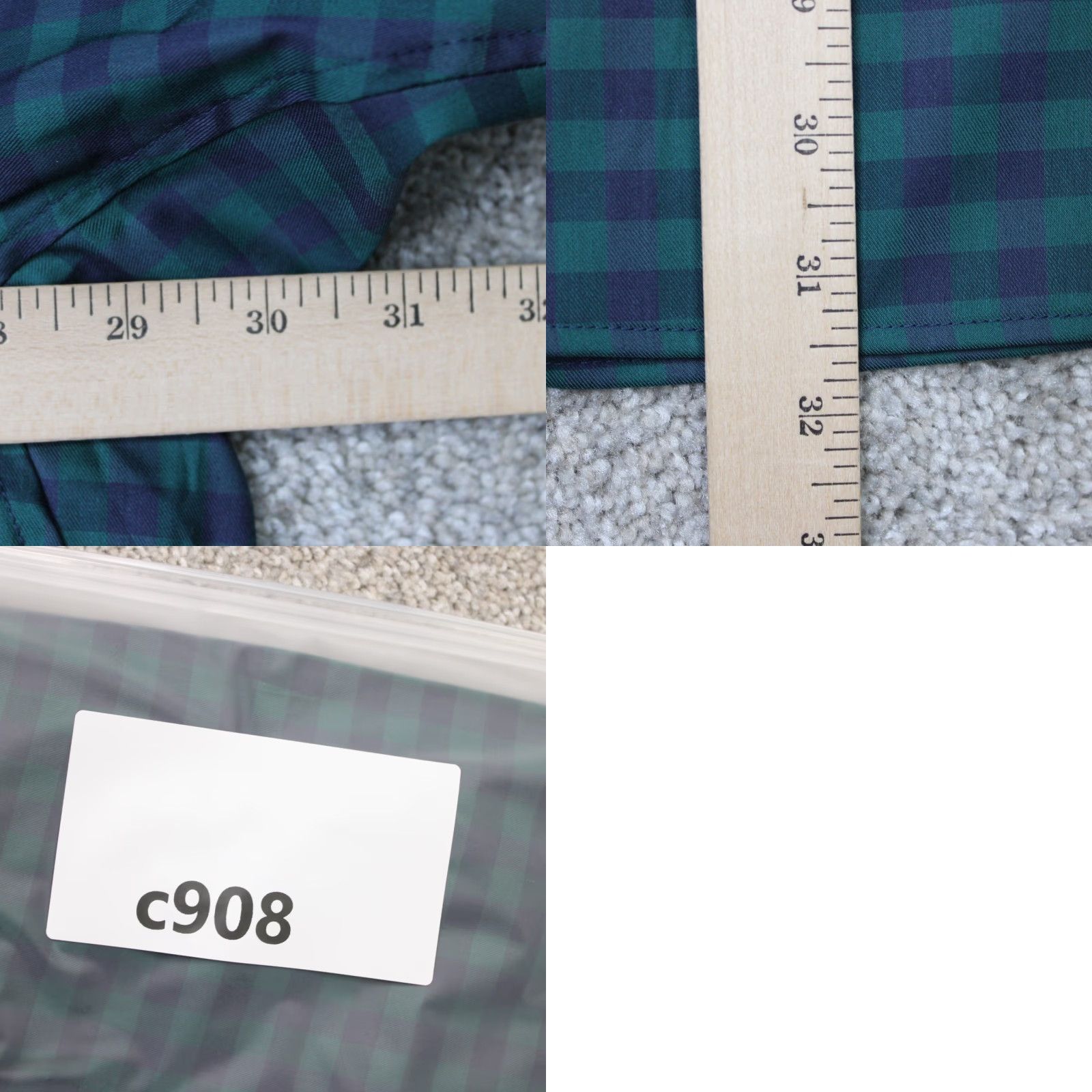 Vintage Duluth Shirt Men 3XL XXXL Green/Blue Plaid Untucked Soft Skills Standard Fit L/S Button-Up Casual Classic Mens Size US XXL / EU 58 / 5 - 9 Thumbnail