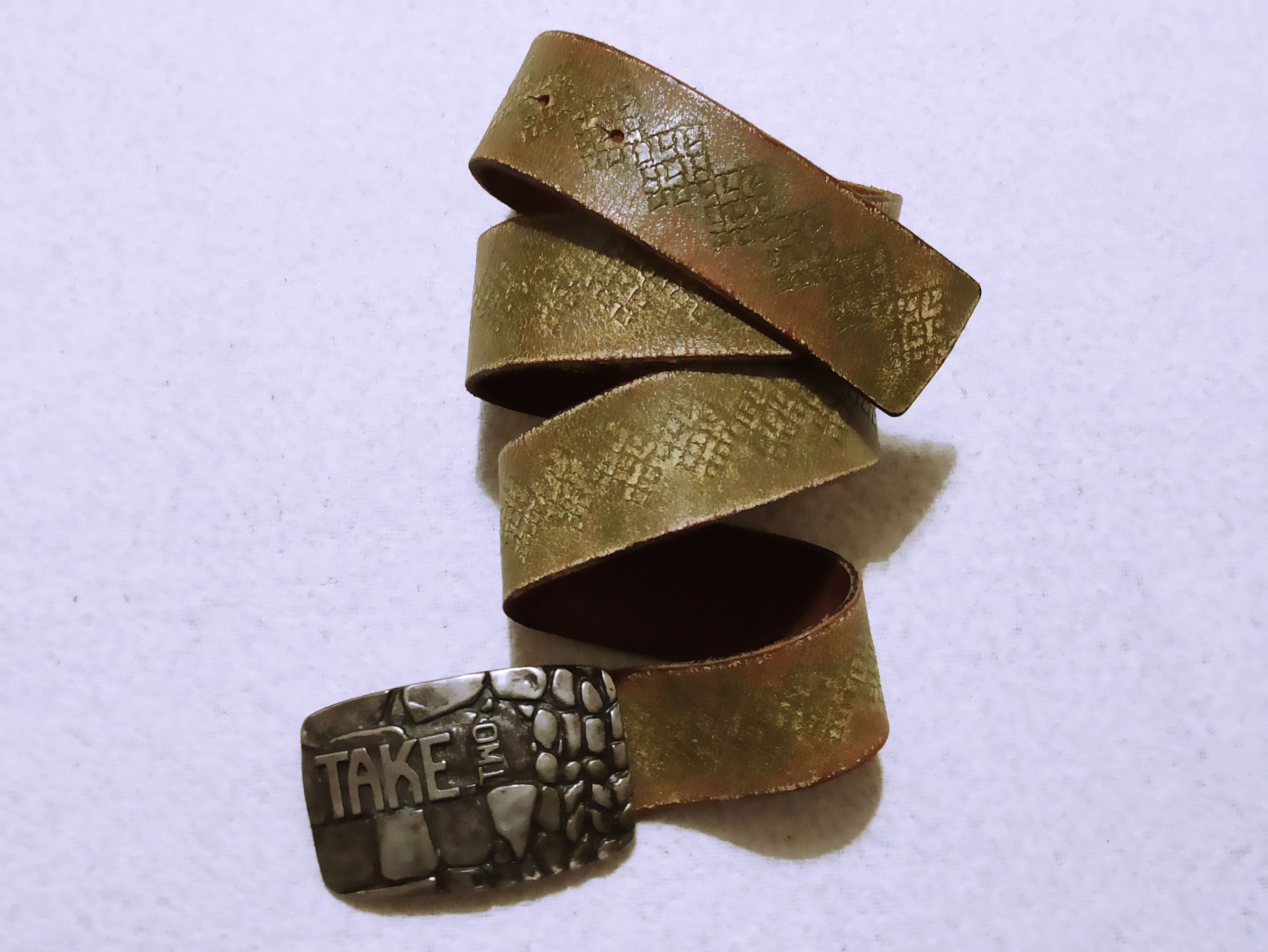 Take Two leather vintage belt