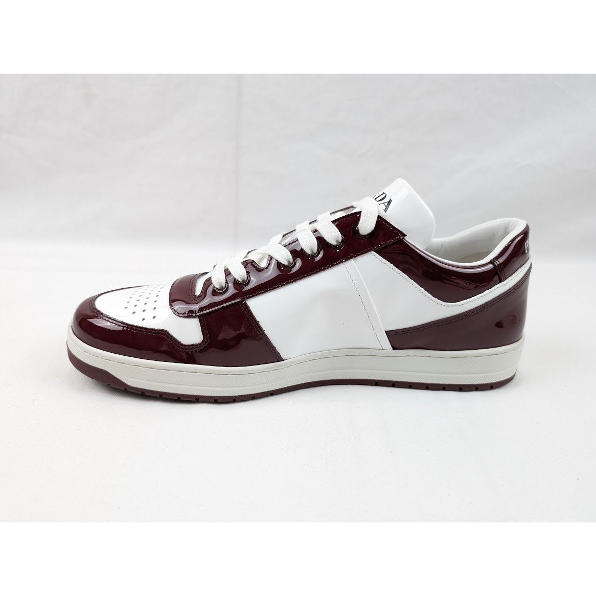Prada o1rshd1 Low top Sneakers in Bordeaux/Bianco Size US 11.5 / EU 44-45 - 7 Thumbnail