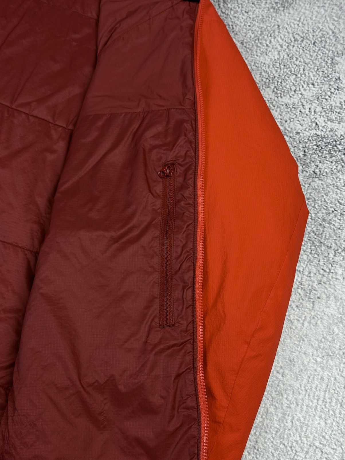 Arc'teryx Arcteryx Atom LT Orange Full Zip Reflective Logo Jacket Size US XL / EU 56 / 4 - 13 Thumbnail