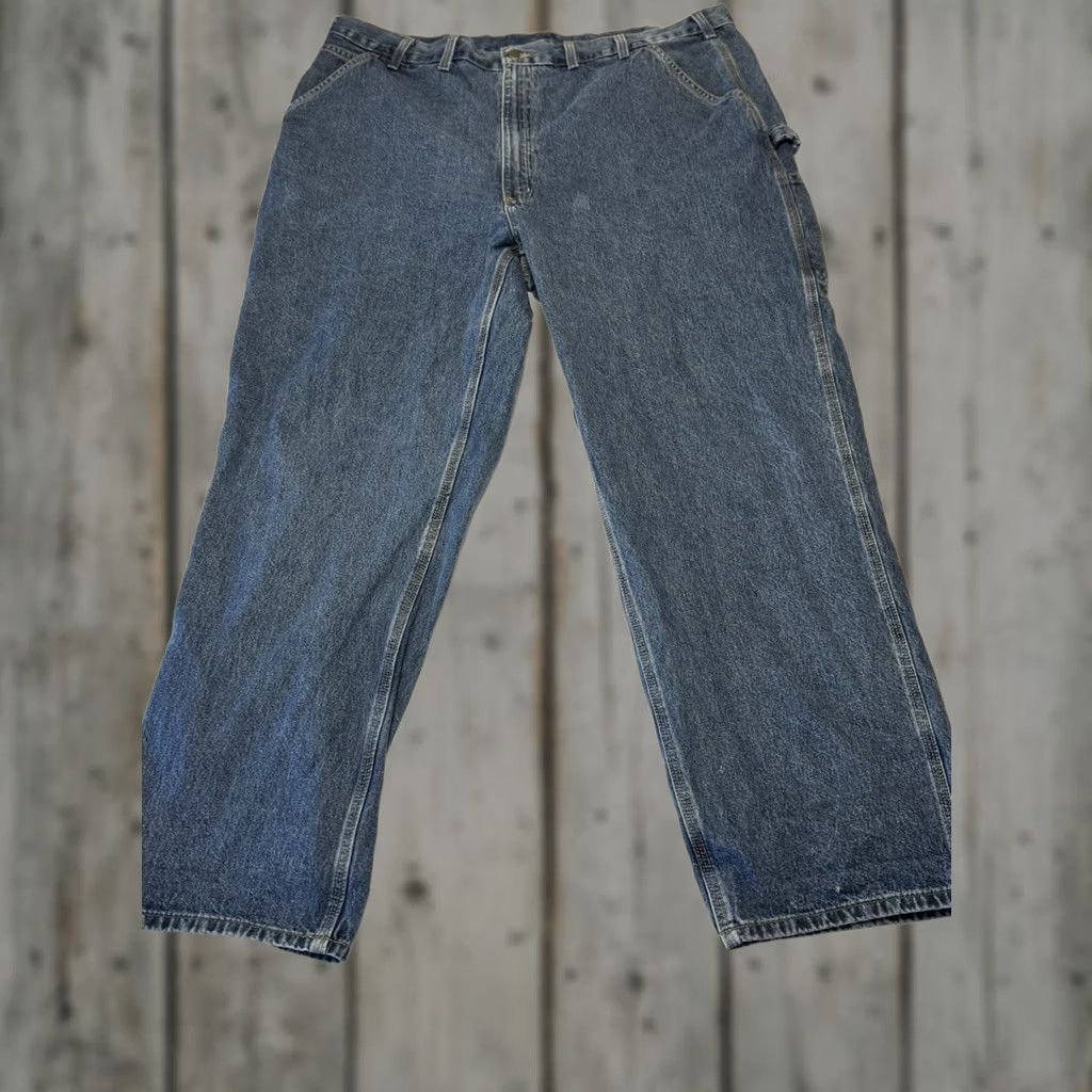 Carhartt VINTAGE Carhartt Jeans Pants Denim Dungaree 46x32 Blue Work Mens Size US 30 / EU 46 - 1 Thumbnail