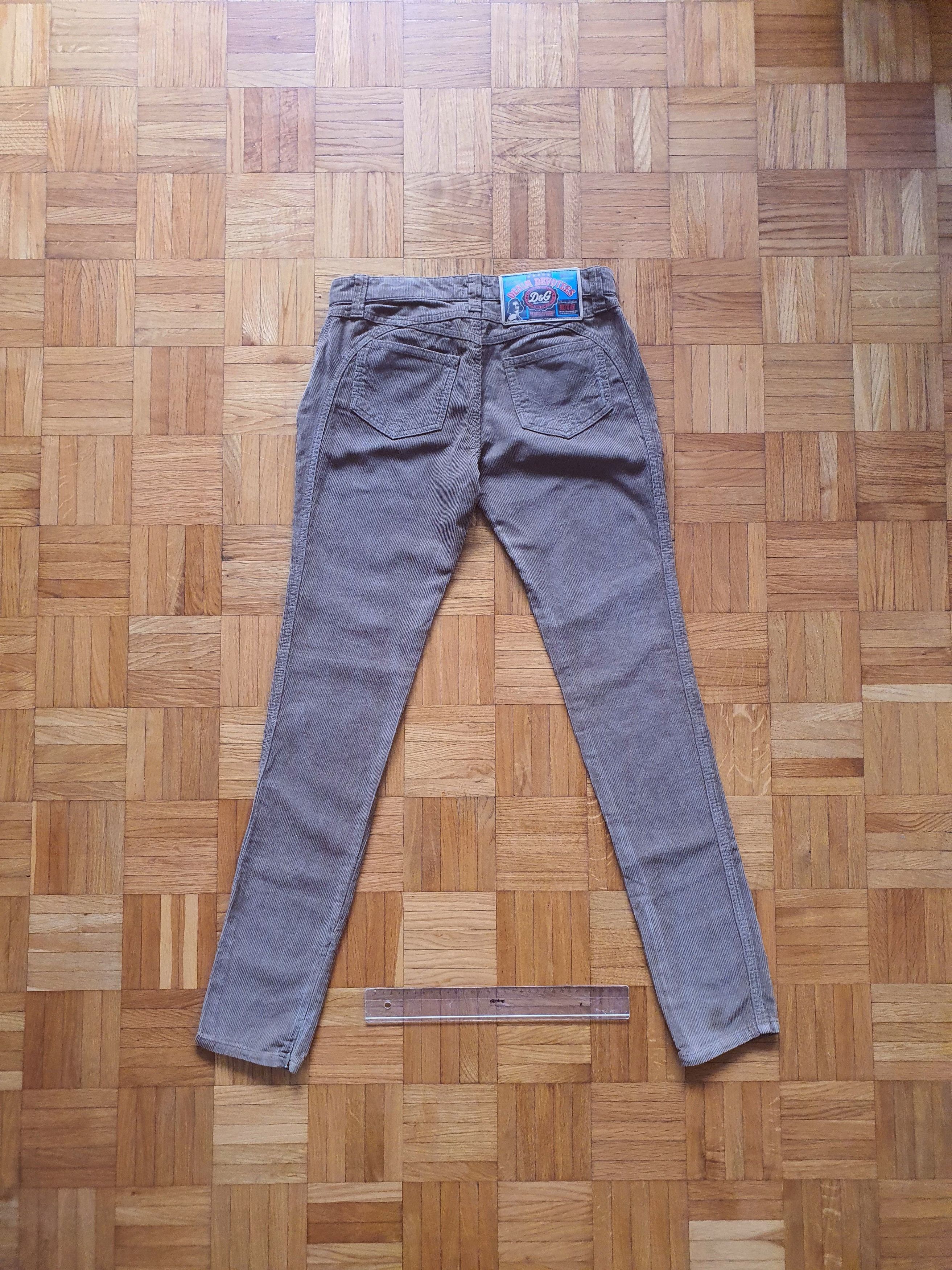 Dolce & Gabbana Corduroy Jeans Pants Trousers - Wonder Woman- Vintage - W27 Size 24" / US 00 / IT 34 - 2 Thumbnail