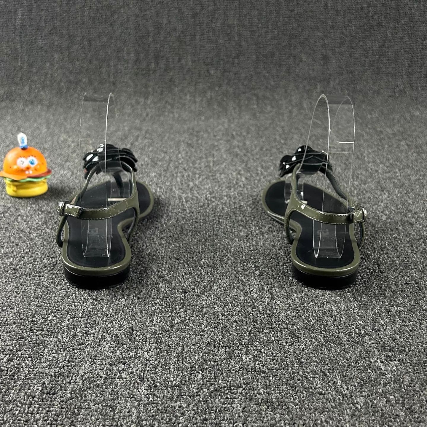 Chanel Chanel Black Camellia CC Logo Sandals EUR 36 Size US 5.5 / IT 35.5 - 5 Thumbnail