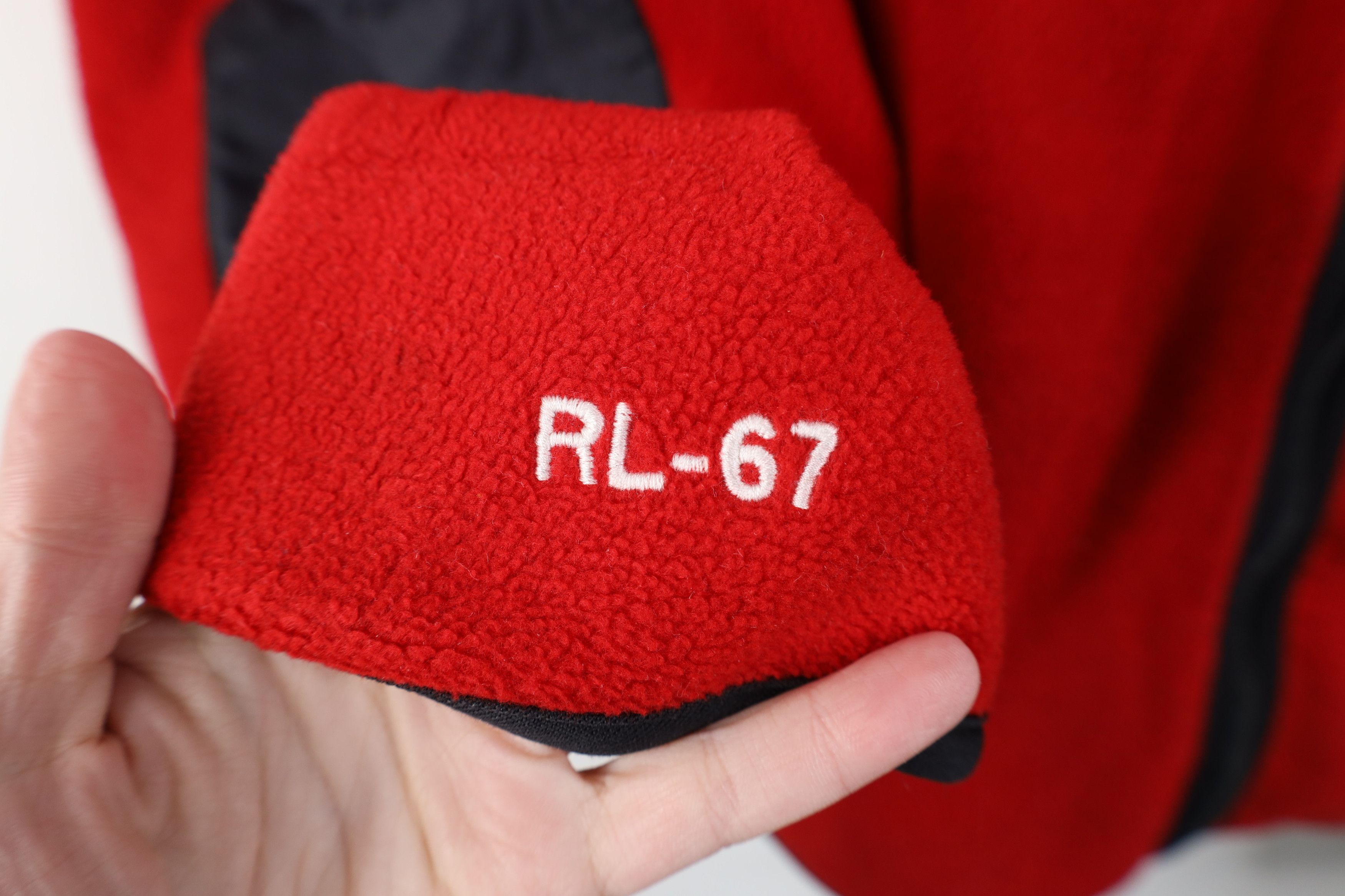 Ralph Lauren Vintage 90s Ralph Lauren Elbow Patch Fleece Full Zip Jacket Size US XL / EU 56 / 4 - 6 Thumbnail