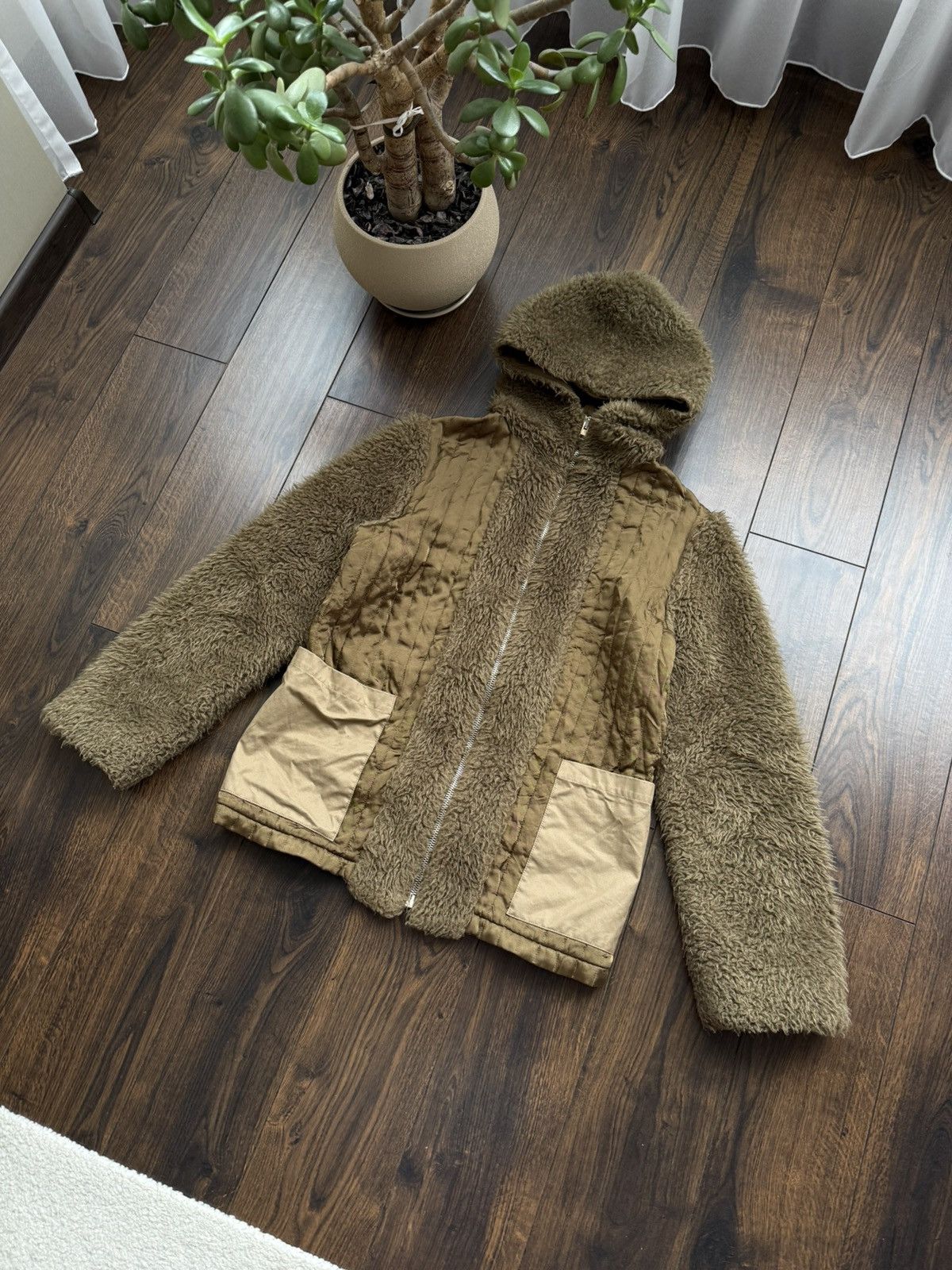 Helmut Lang Archive Helmut Lang Woman Fleece Sherpa Jacket Size S Size S / US 4 / IT 40 - 1 Thumbnail