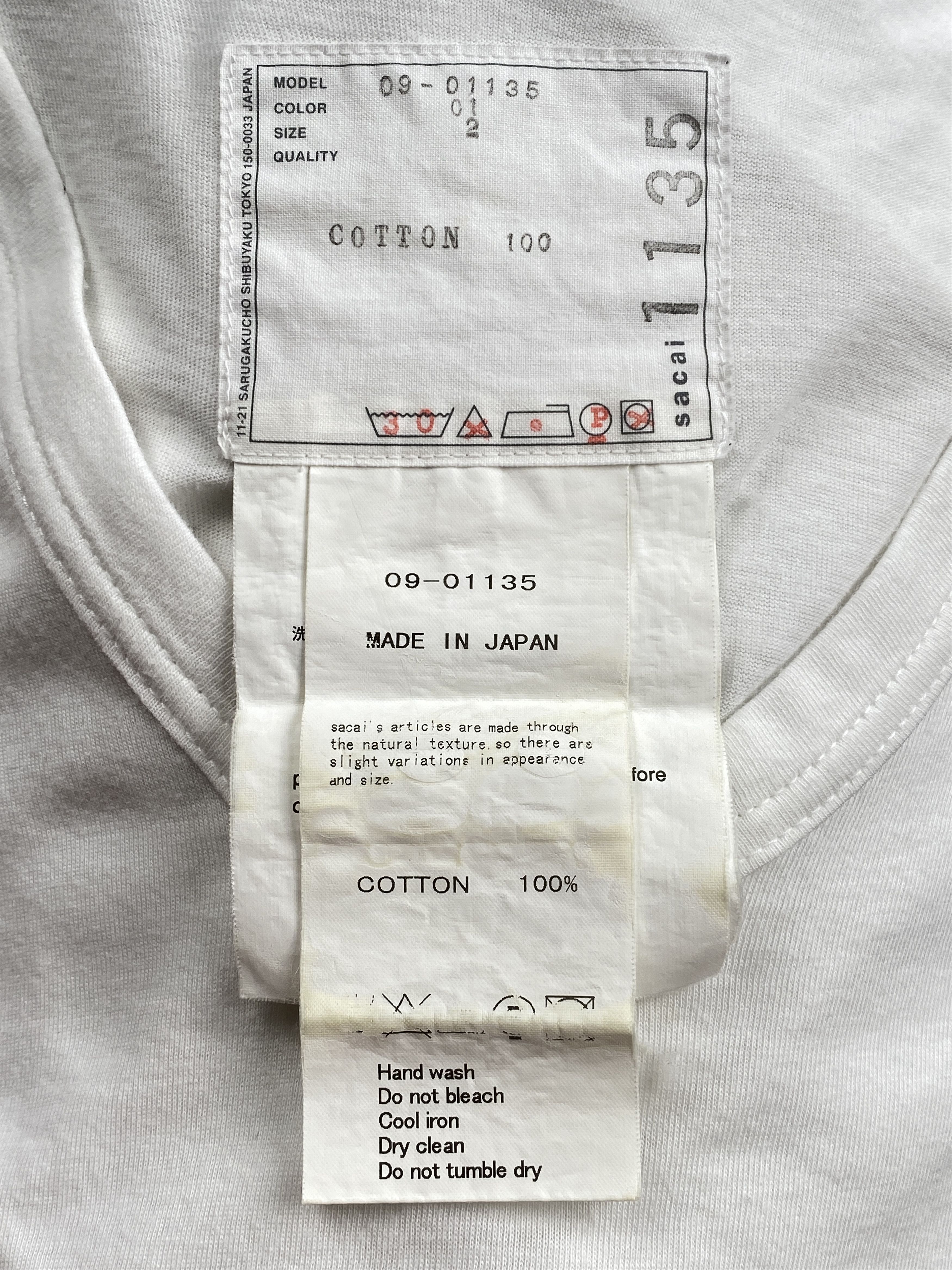Sacai Patty & Timm Decorative Buttons T-Shirt Size M / US 6-8 / IT 42-44 - 12 Thumbnail