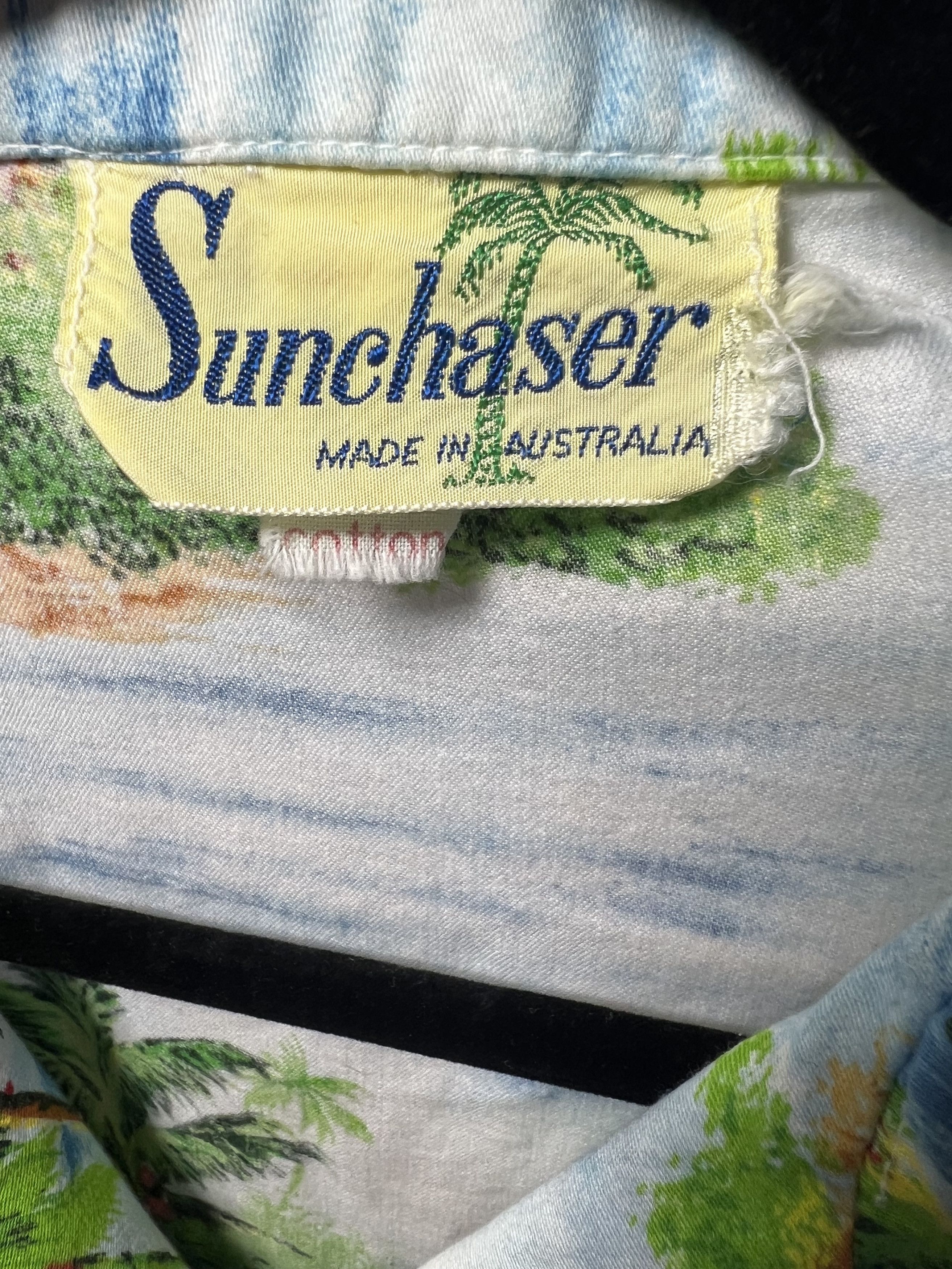 Other Vintage Sunchaser Hawaiian Island Print Button Up Shirt Size US S / EU 44-46 / 1 - 5 Thumbnail
