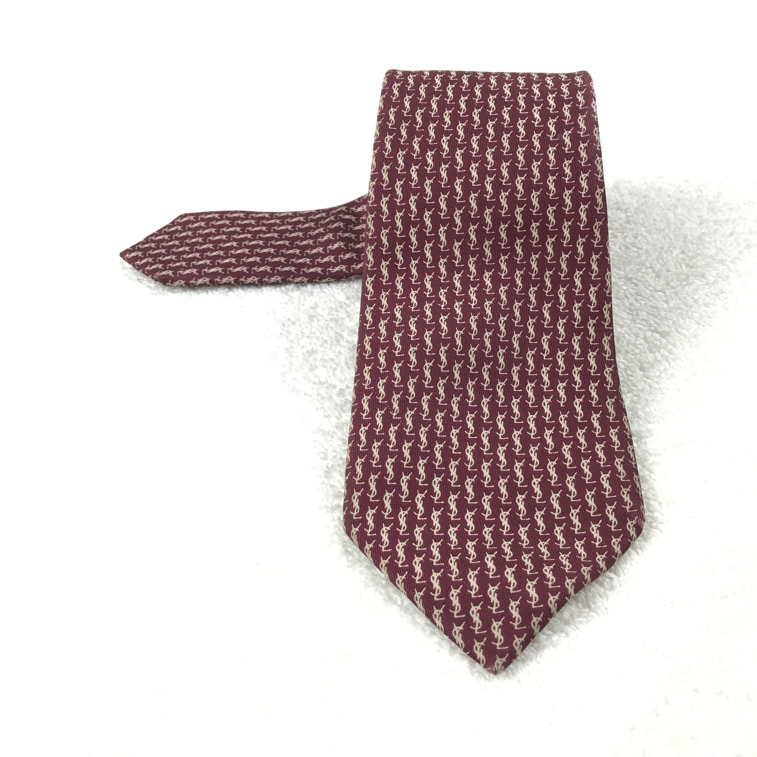 Vintage Yves Saint Laurent Silk Necktie