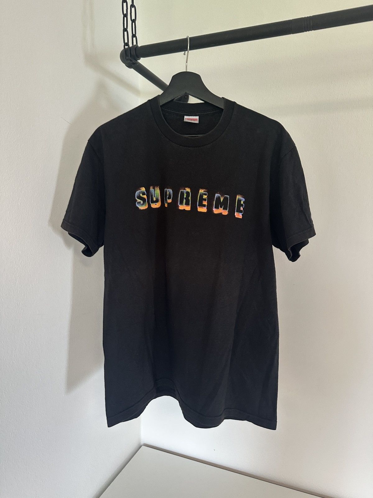 Supreme Supreme Stencil Tee Black Size US M / EU 48-50 / 2 - 1 Thumbnail