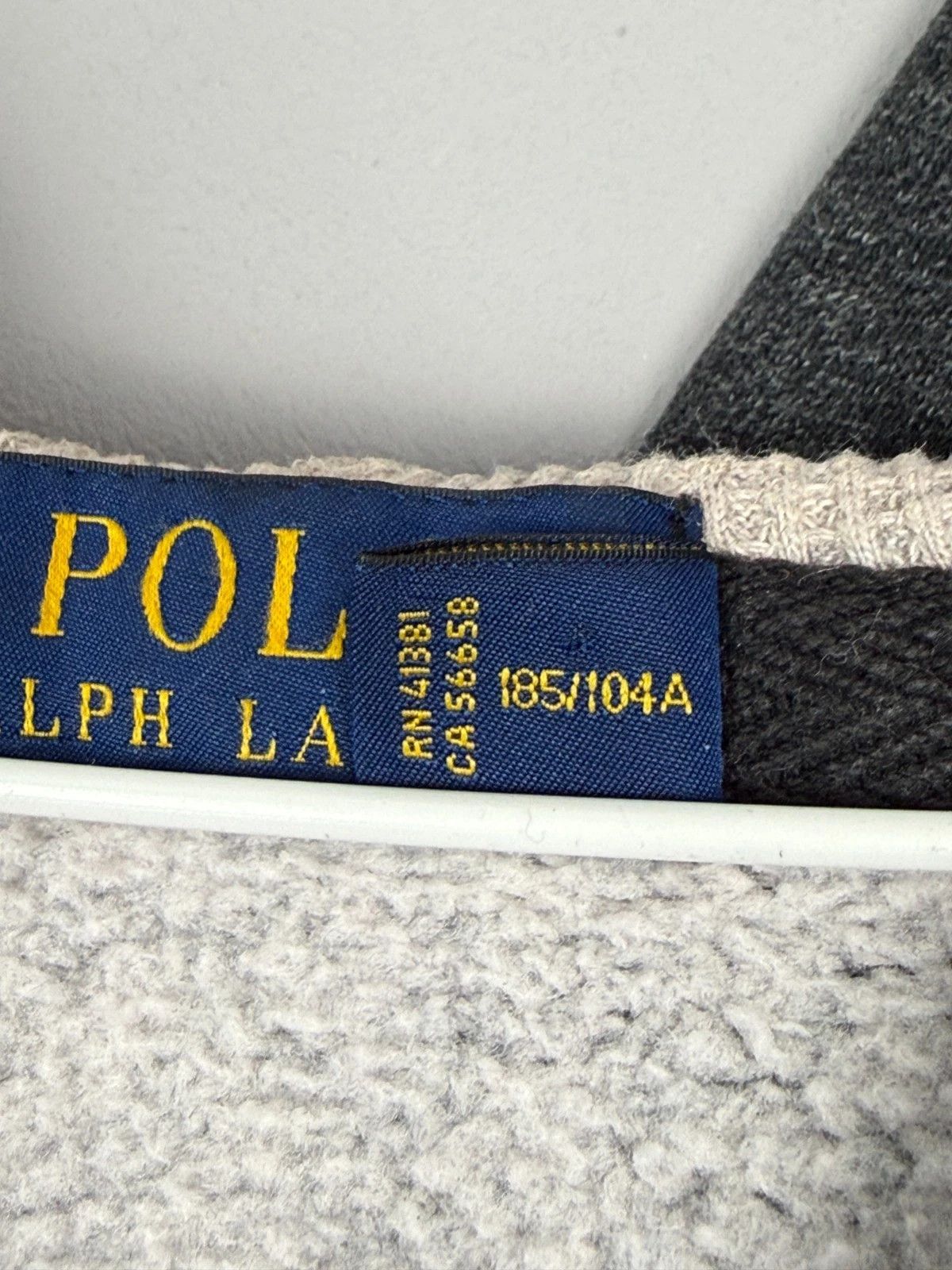 Polo Ralph Lauren Polo Ralph Lauren Zip Up Thermal Hoodie Minimal Athleisure Size US XL / EU 56 / 4 - 5 Thumbnail