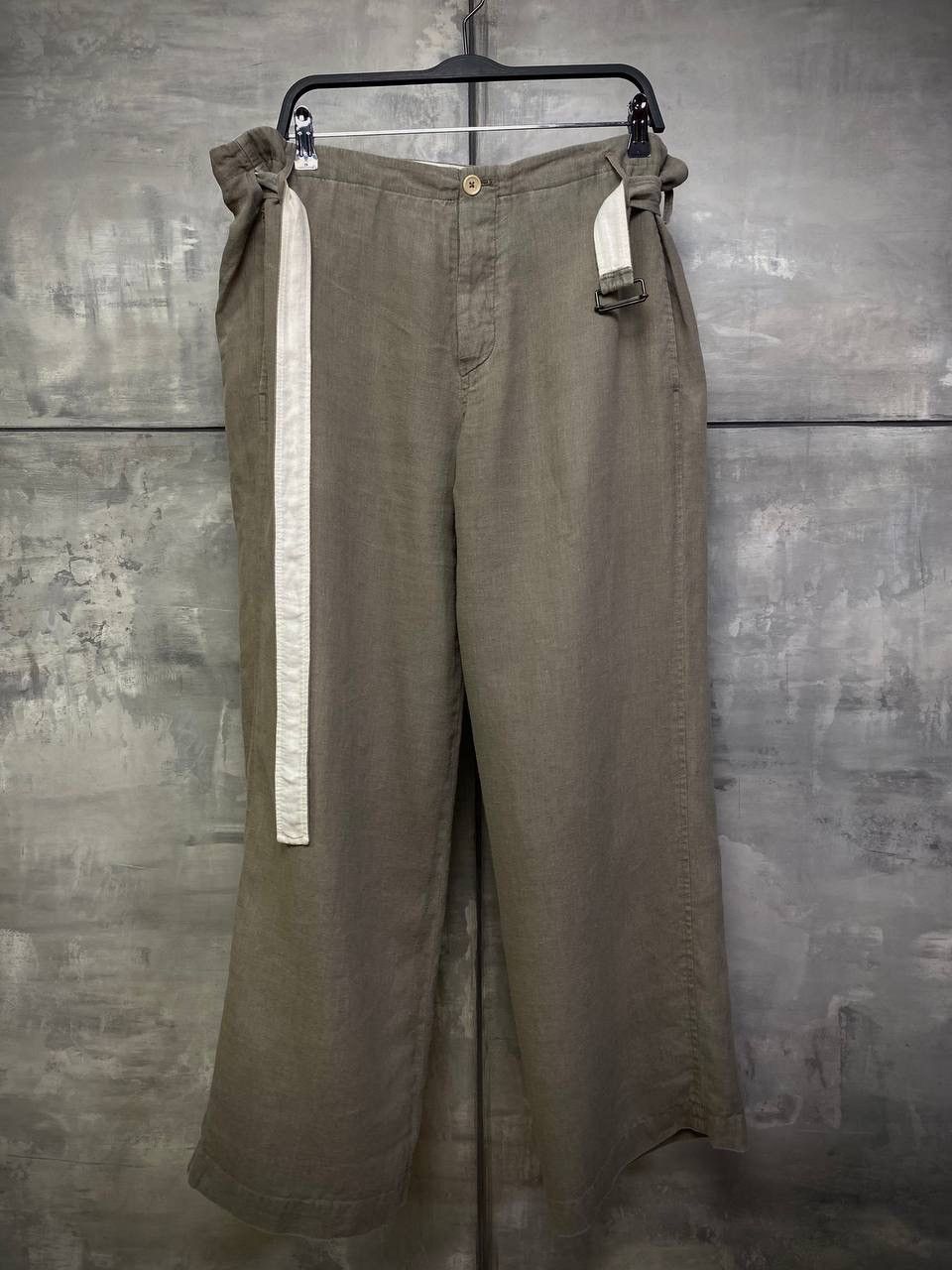Ann Demeulemeester Hemp pants with belt M Size US 30 / EU 46 - 2 Thumbnail