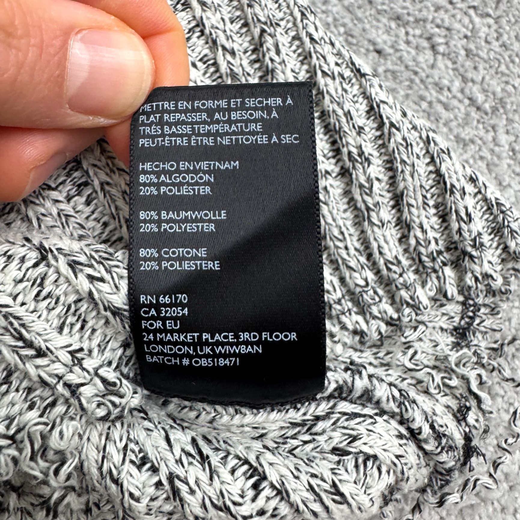 Bdg BDG Women Dress Small Petite Gray Knit Sleeveless Turtleneck Bodycon Mini Casual Size S / US 4 / IT 40 - 6 Thumbnail