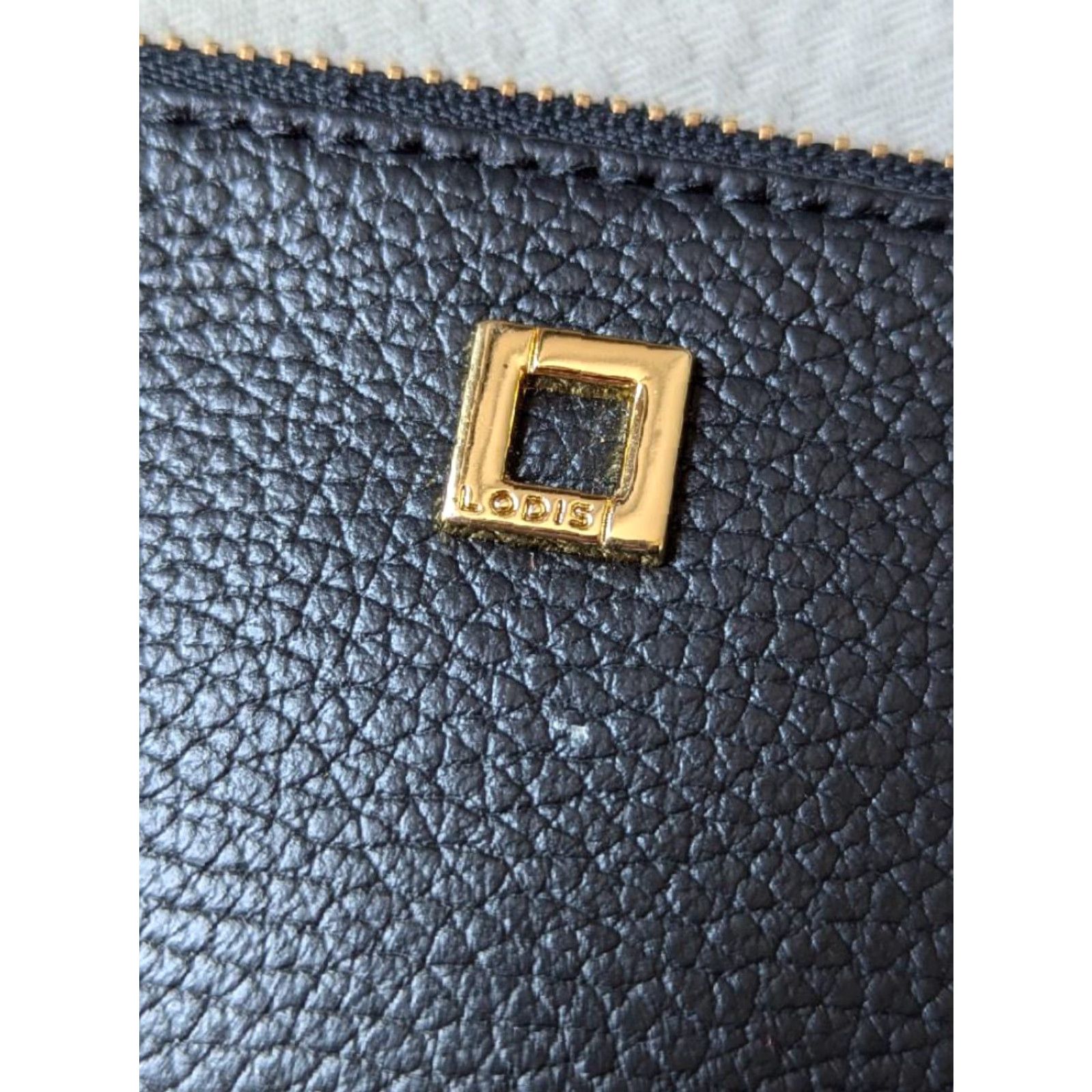 Vintage LODIS leather wallet black 8x5 Coin small bag Wallet Women Size ONE SIZE - 4 Thumbnail