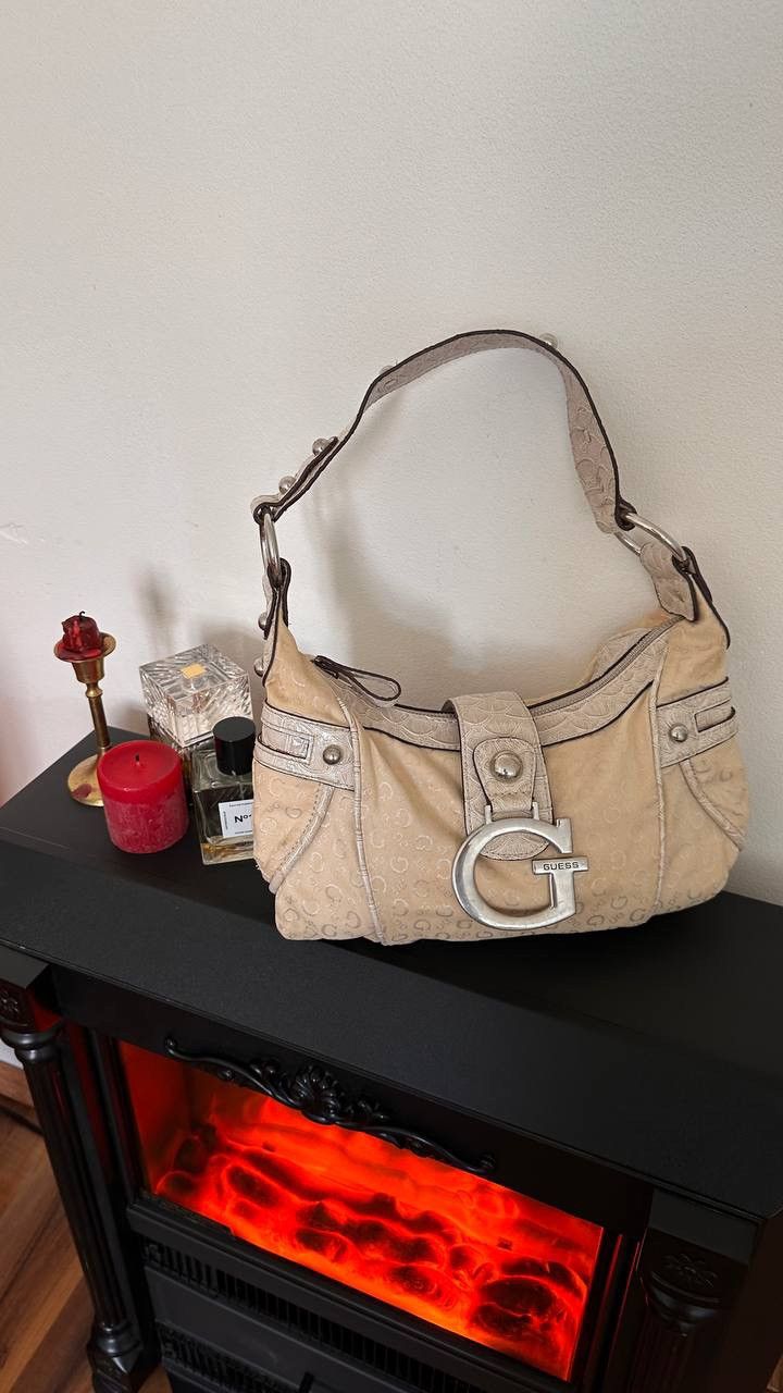 Guess Vintage rare Guess beige shoulder bag Size ONE SIZE - 5 Thumbnail