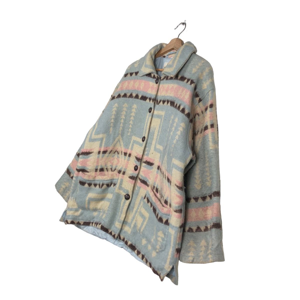 Japanese Brand 📌VINTAGE WOOL JACKET TWO PEOPLE JAPAN NAVAJO NATIVE Size US M / EU 48-50 / 2 - 4 Thumbnail