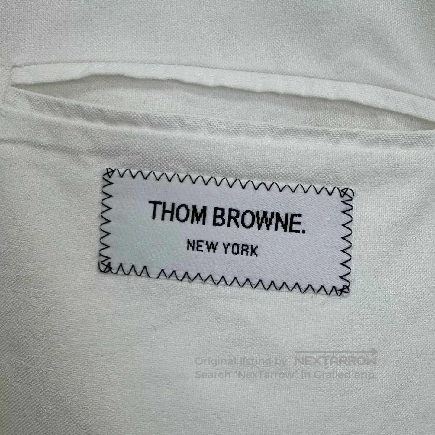 Thom Browne Thom Browne Pocket Logo Shirt Size 3. Size US L / EU 52-54 / 3 - 4 Thumbnail