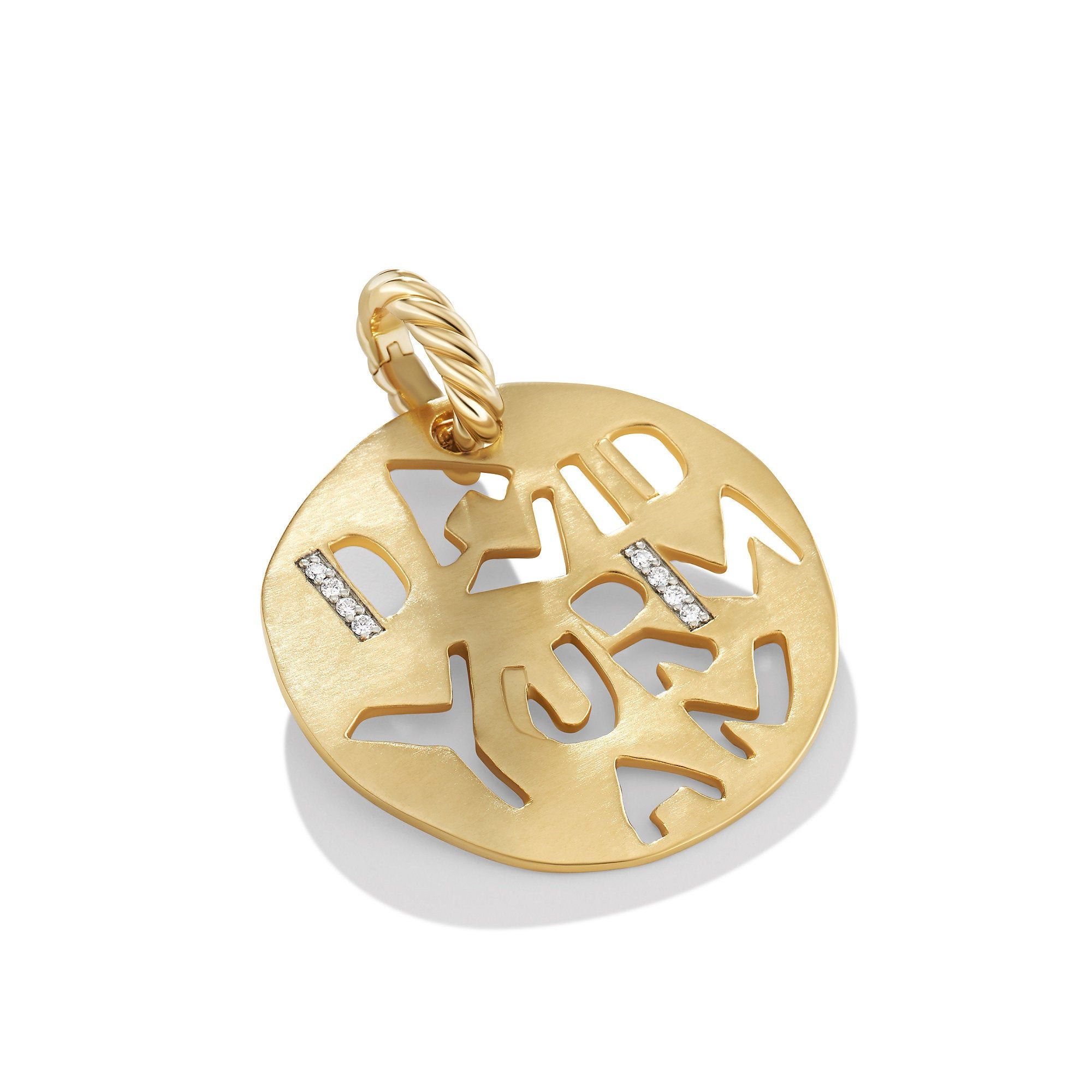 David Yurman o1w1db10525 D17353D Pendant in 18K Yellow Gold with Diamond Size ONE SIZE - 2 Thumbnail