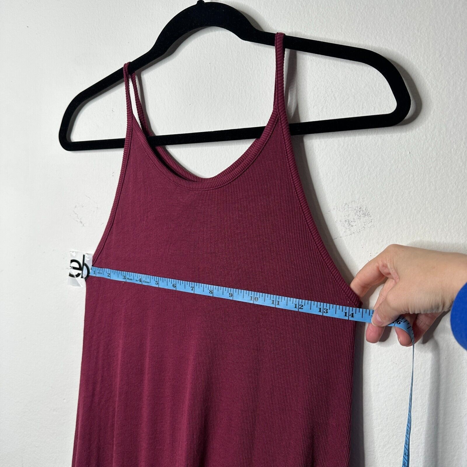 Old Navy Old Navy Soft Burgundy Swing Summer Tank Dress Above Knee S Size S / US 4 / IT 40 - 11 Thumbnail