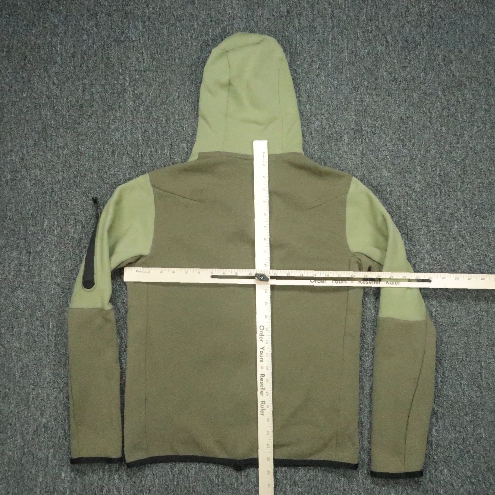 Nike Nike Hoodie Mens Small Olive Green Tech Fleece Pockets Full Zip Sportswear Nike Sportswear Shirt Hoodie Mens Small Green Size US S / EU 44-46 / 1 - 7 Thumbnail
