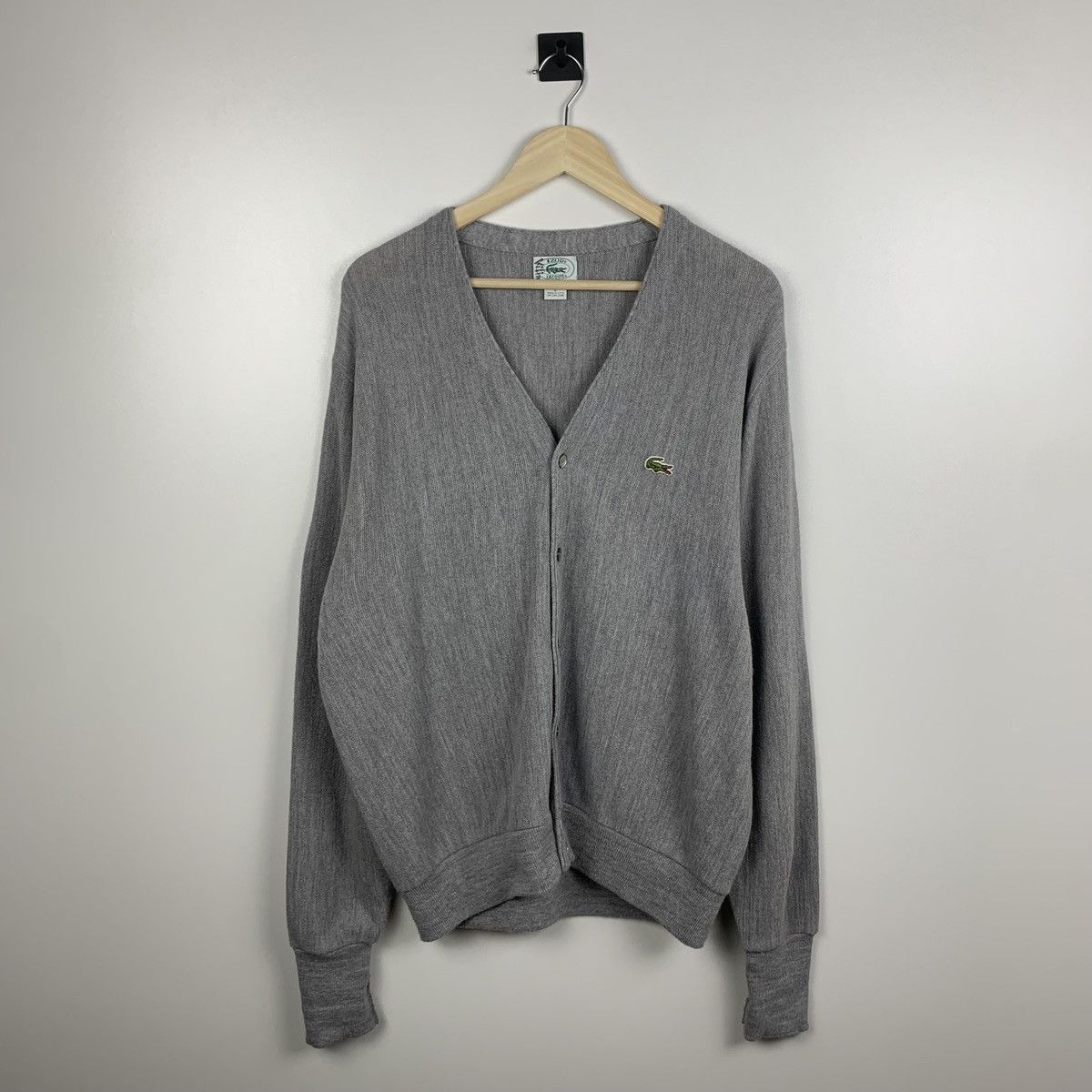 Lacoste Vintage Izod Lacoste Knit Cardigan Buttons Men’s Size L USA Size US L / EU 52-54 / 3 - 1 Thumbnail