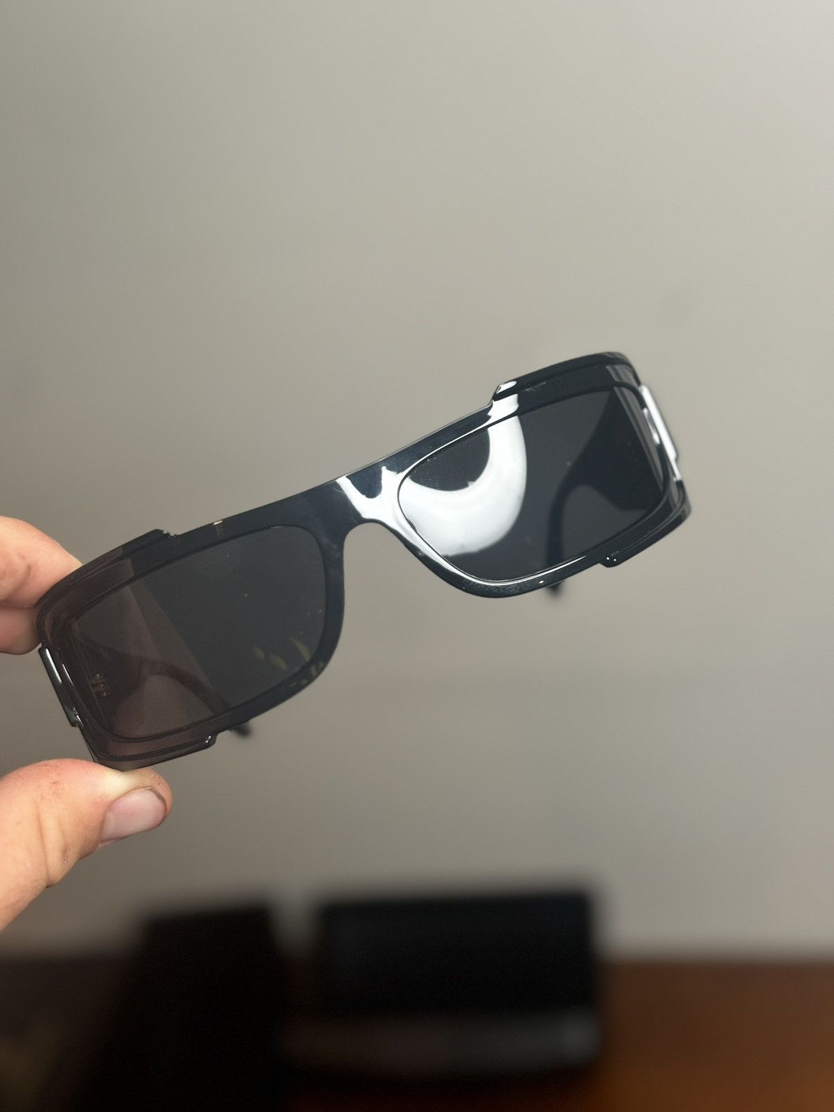 Versace Versace medusa logo wrap around sunglasses Size ONE SIZE - 1 Thumbnail