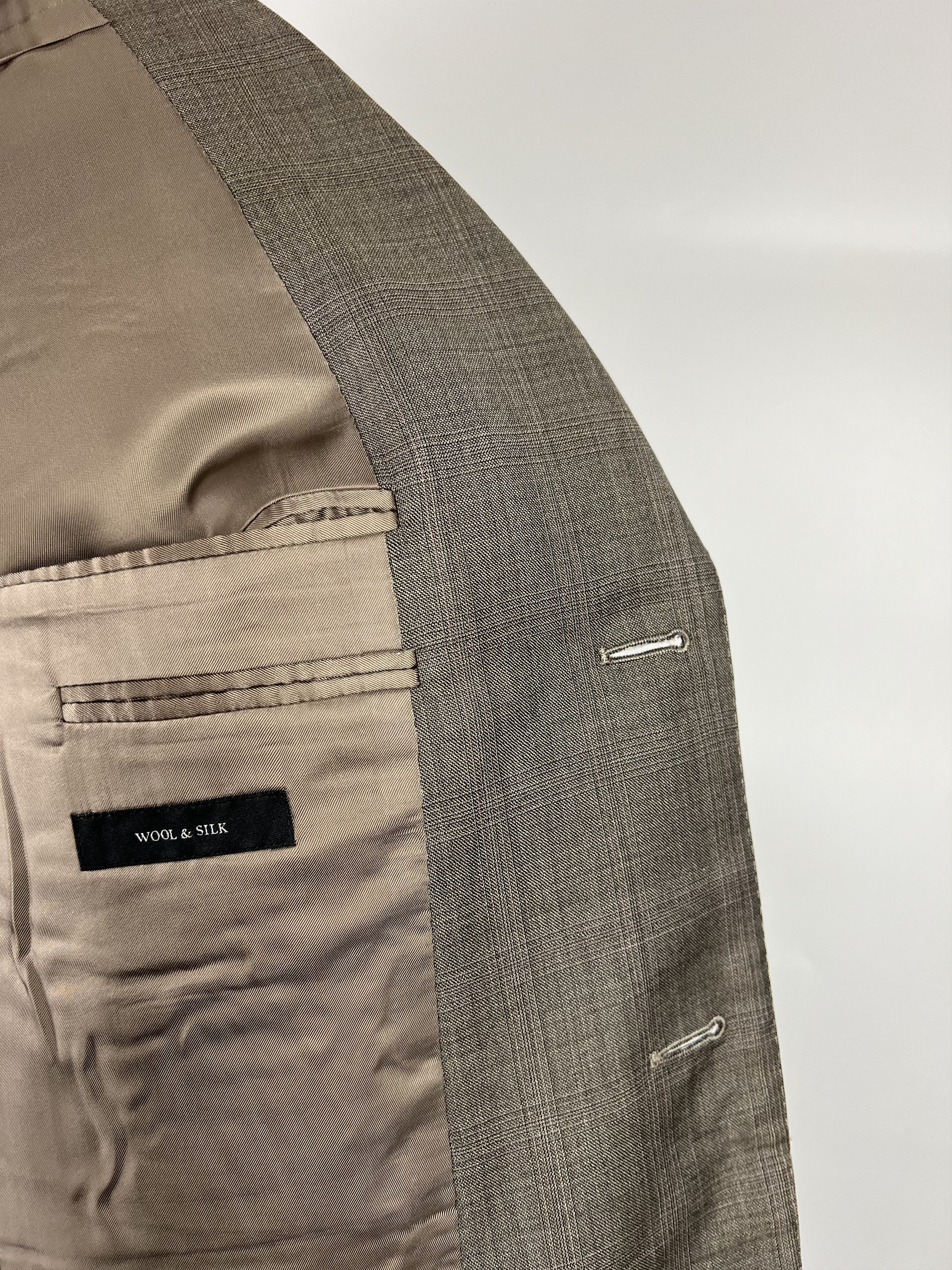 Ermenegildo Zegna Ermenegildo Zegna Three Buttons Wool Silk Size 52R Size 52R - 12 Thumbnail