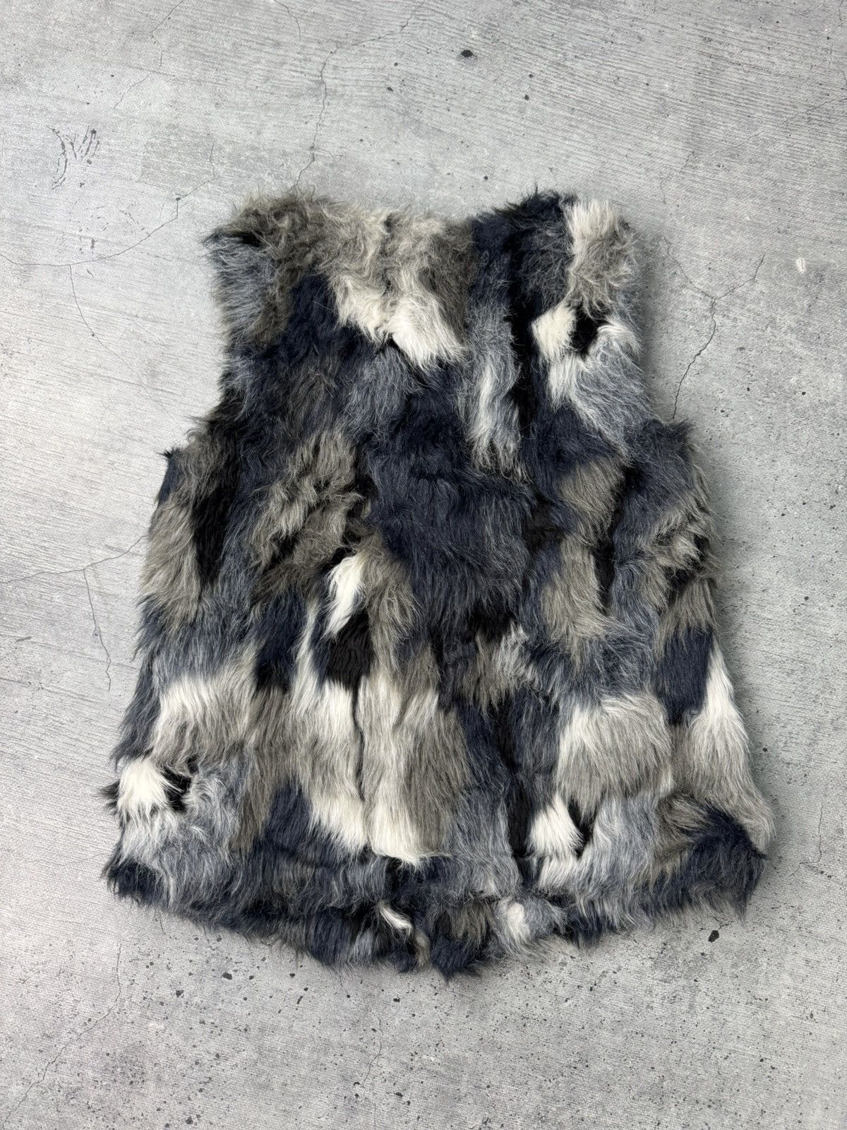 Armani Armani Faux Fur Vest VTG Y2K LGB IfSixWasNine Avant Garde Size XS / US 0-2 / IT 36-38 - 9 Thumbnail