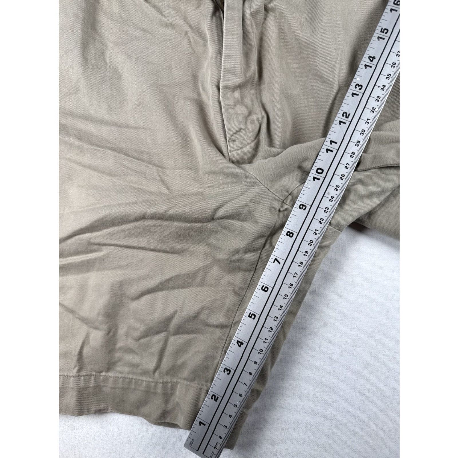 Polo Ralph Lauren VINTAGE Polo Ralph Lauren Men’s Chino Shorts Classic Fit Beige Cotton Twill 40 Flat Front Stretch Casual Men Size US L / EU 52-54 / 3 - 7 Thumbnail