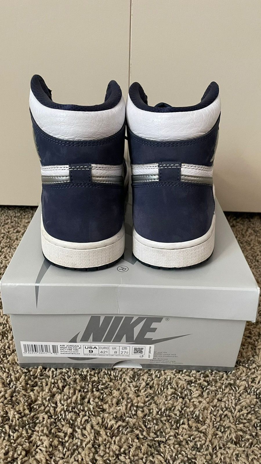 Jordan Brand × Nike Air Jordan 1 co.jp Midnight Navy Size US 9 / EU 42 - 3 Thumbnail