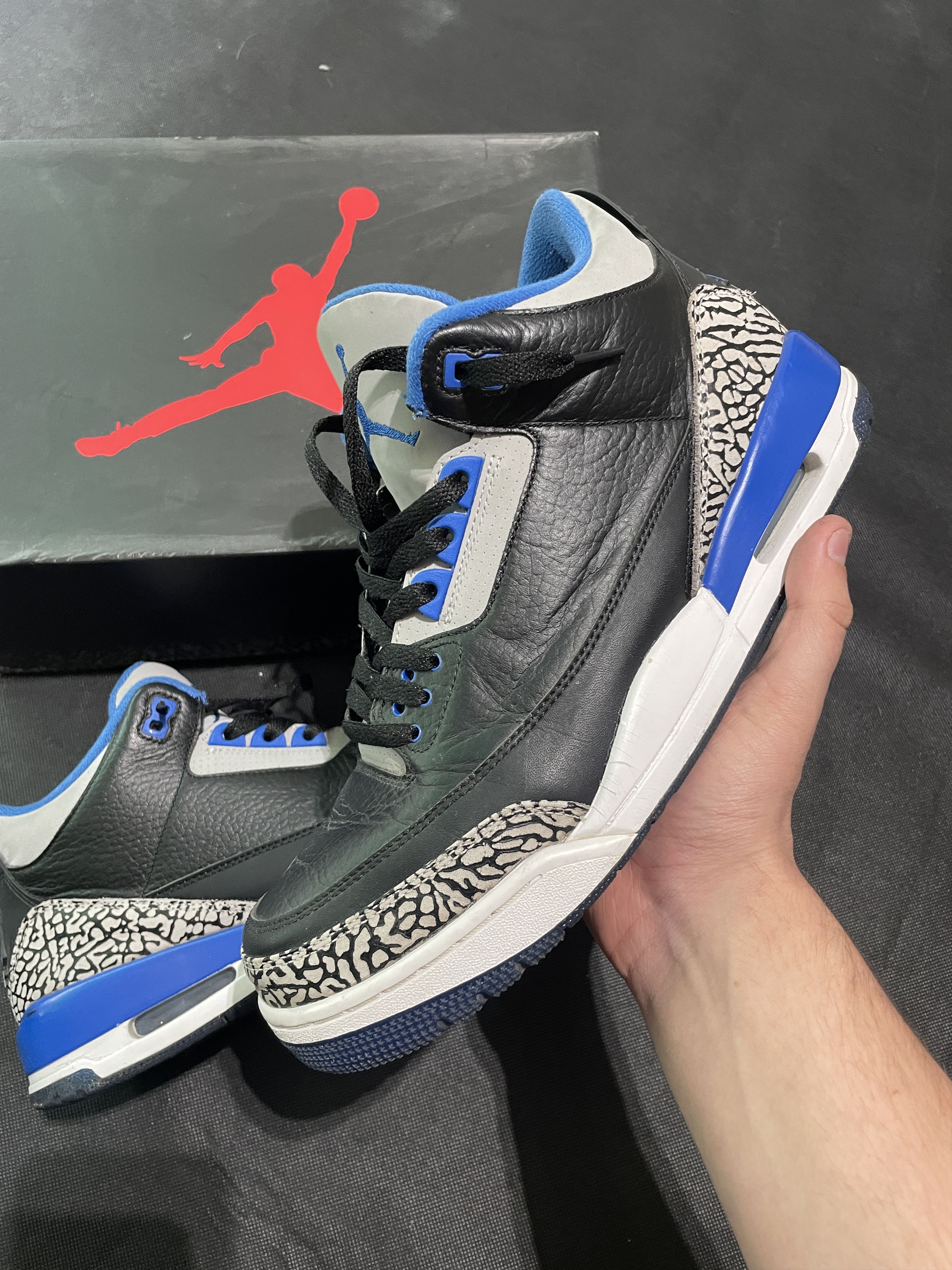 Nike Nike Air Jordan 3 Sport Blue EU 45 US 11 Size US 12 / EU 45 - 1 Thumbnail