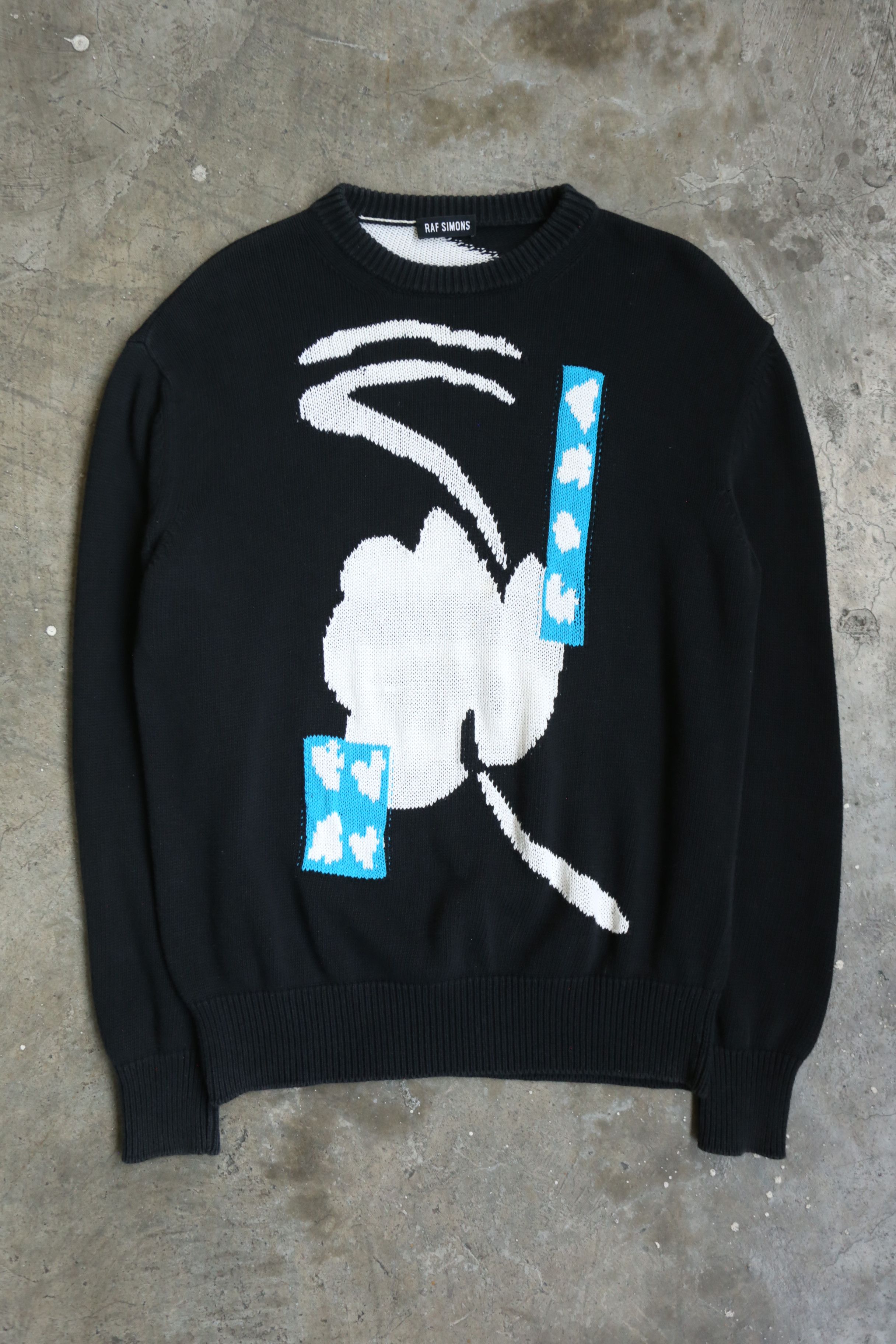 Raf Simons - S/S 15 - Floral Intarsia Knit Sweater