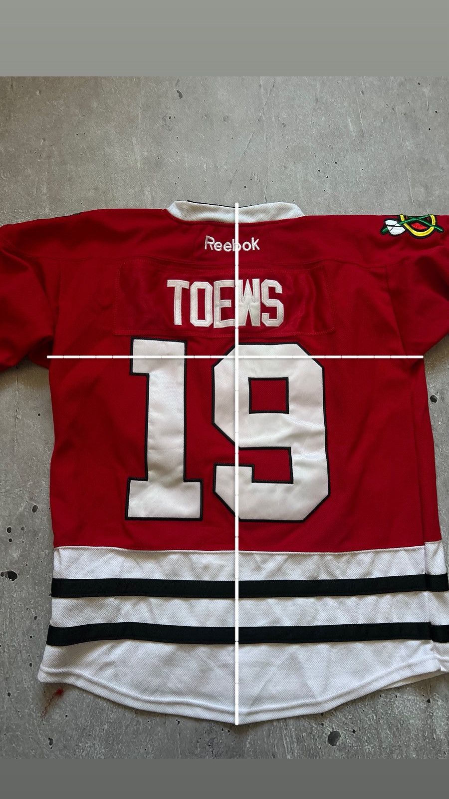 Reebok Chicago Blackhawks Jonathan Toews #19 Hockey Reebok Size 48 Size US M / EU 48-50 / 2 - 8 Thumbnail