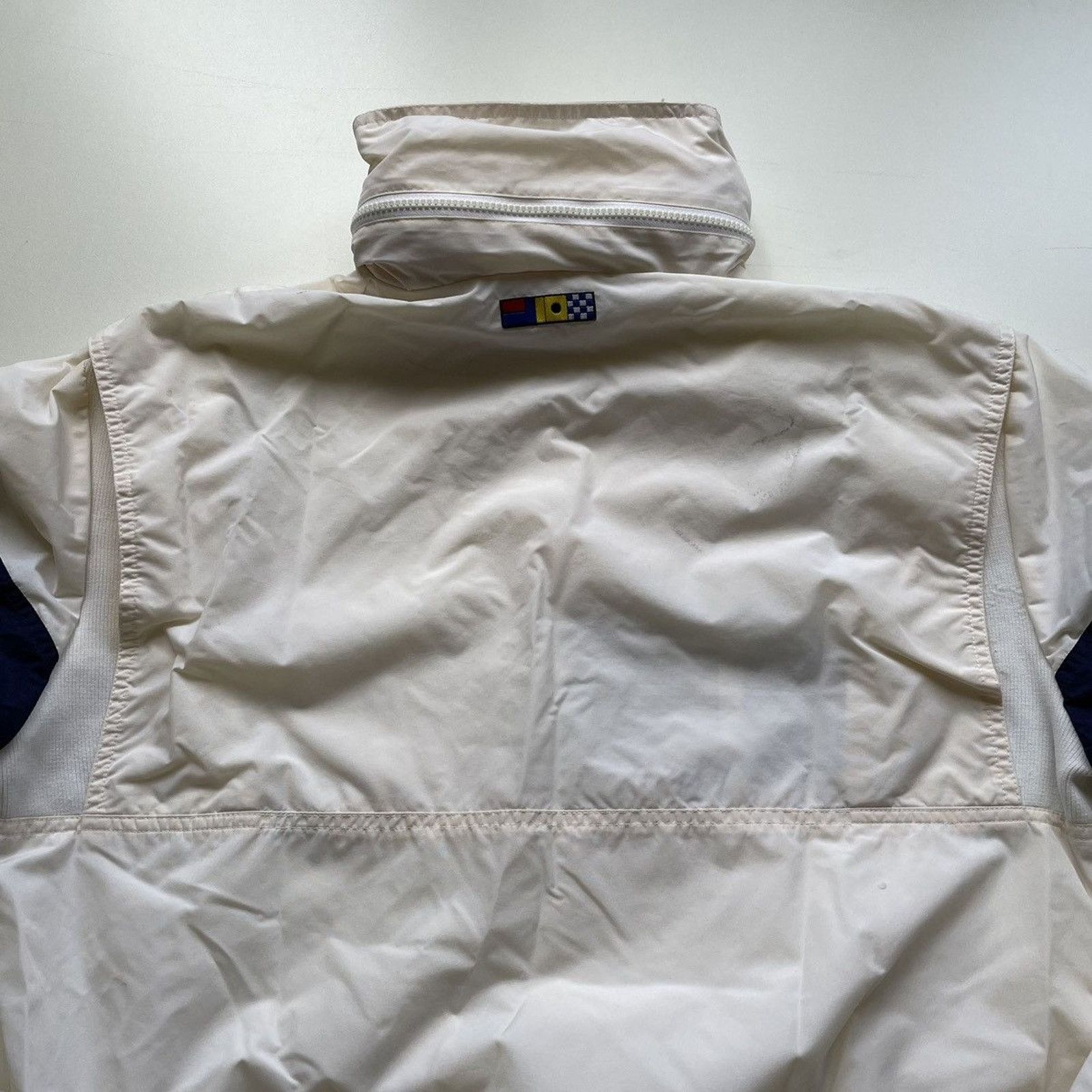 Nike × Vintage Vintage 80s Nike Windbreaker Medium Nautical Sailing White Size US M / EU 48-50 / 2 - 6 Thumbnail