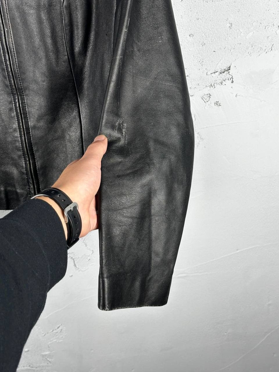 Leather Vintage Avantgarde Biker Cropped Leather Jacket Size US S / EU 44-46 / 1 - 7 Thumbnail