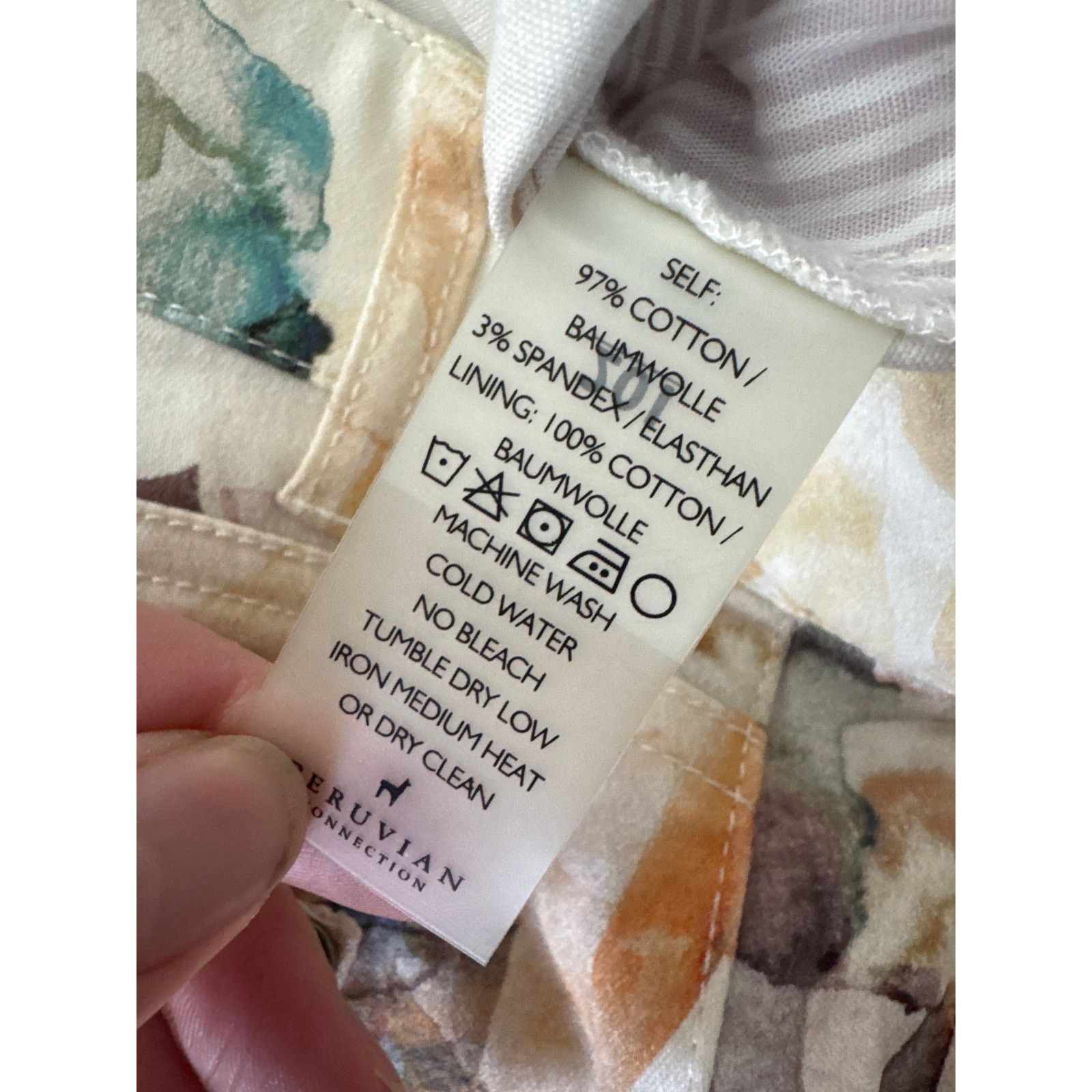 Other PERUVIAN CONNECTION Isola Pants Slim Pant Watercolor Garden Size 34" / US 12 / IT 48 - 7 Thumbnail