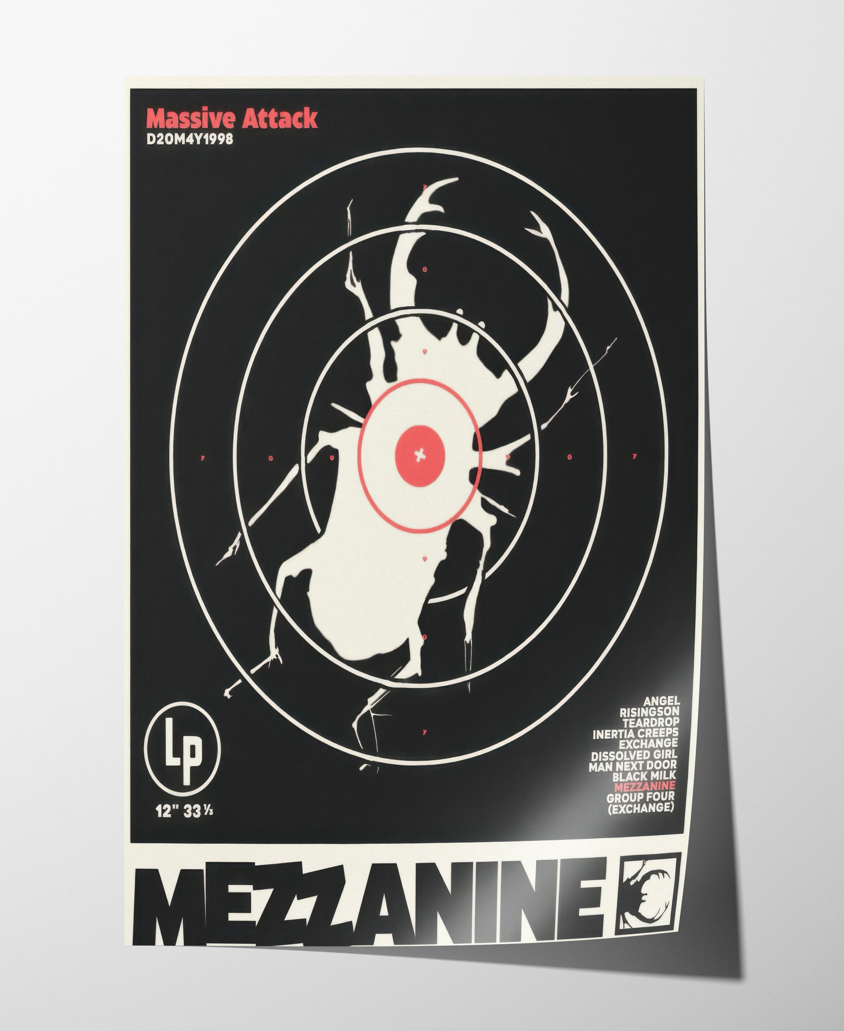 Band Tees Massive Attack Poster Tee Shirt Vintage Music Band Merch Size ONE SIZE - 3 Thumbnail