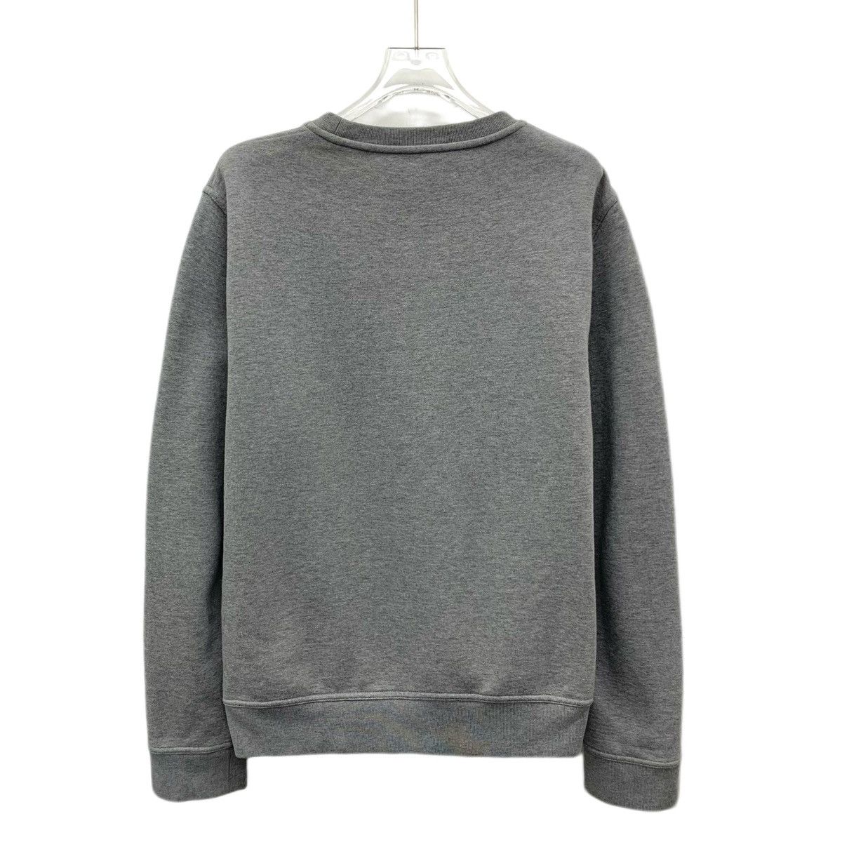 Hermes Hermes Grey Robot Leather Spliced Crew Neck Sweatshirt K26WX Size M / US 6-8 / IT 42-44 - 2 Thumbnail