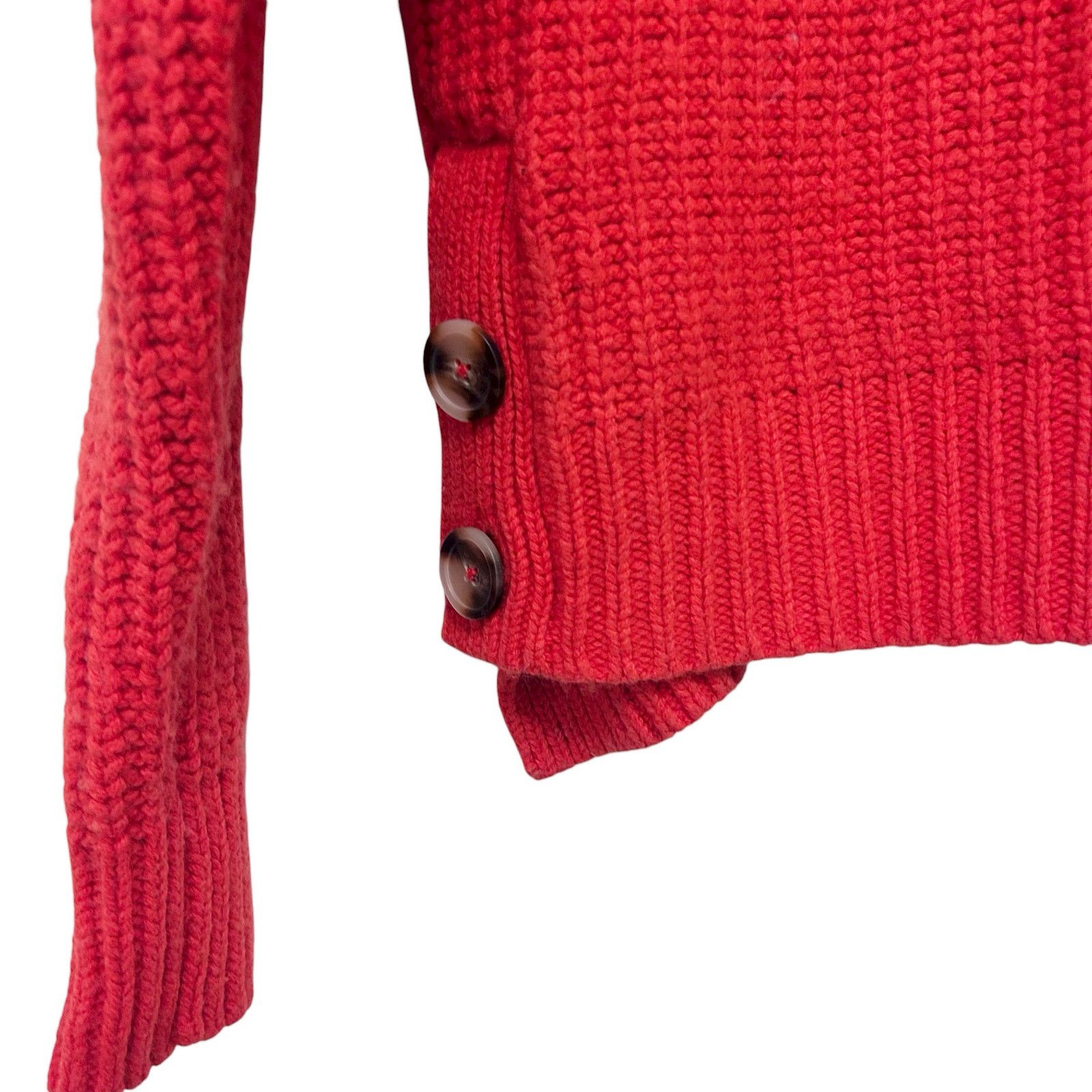 Madewell Madewell Mock Neck Side Bottom Chunky Knit Sweater Sz S Size S / US 4 / IT 40 - 2 Thumbnail