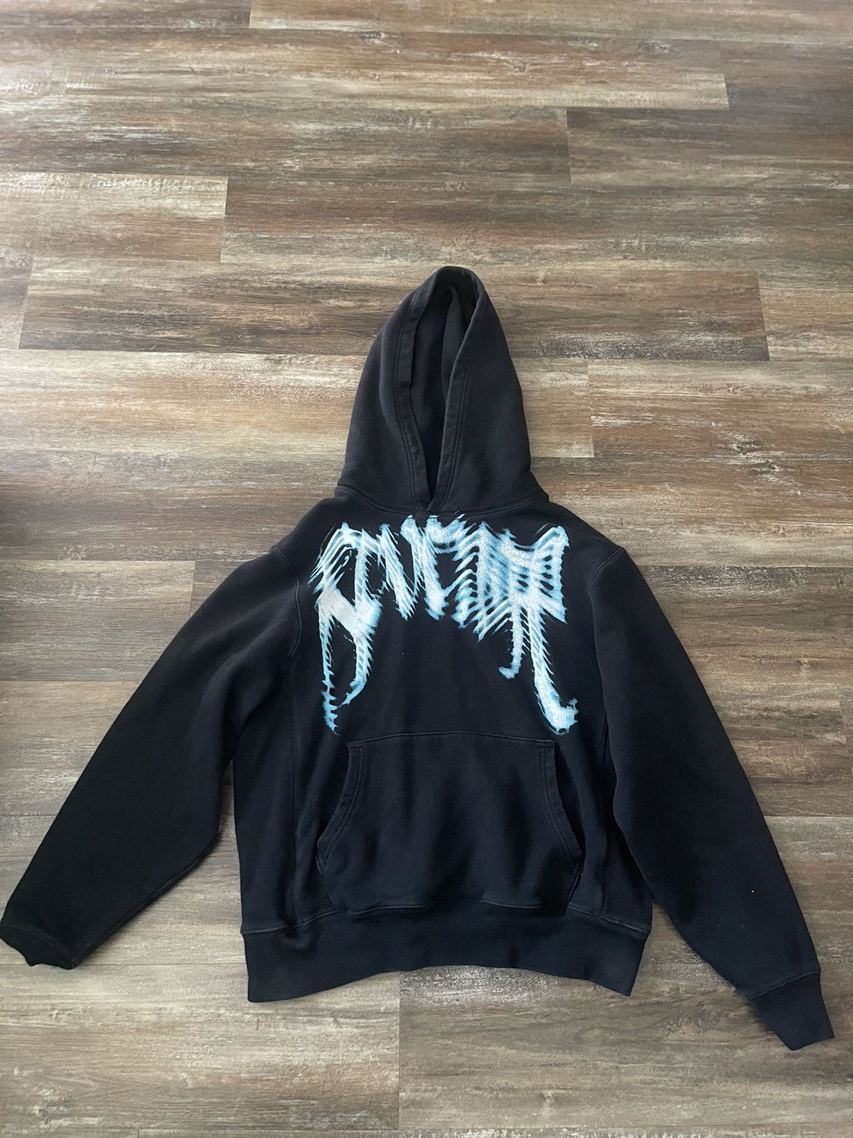 Revenge Revenge Black and Blue Window Hoodie Grailed