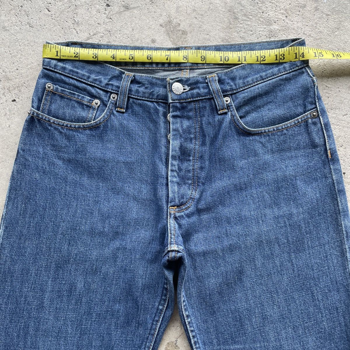 Helmut Lang 90s Vintage Helmut Lang Classic Cut BOOT Jeans Pants Denim Size US 29 - 5 Thumbnail