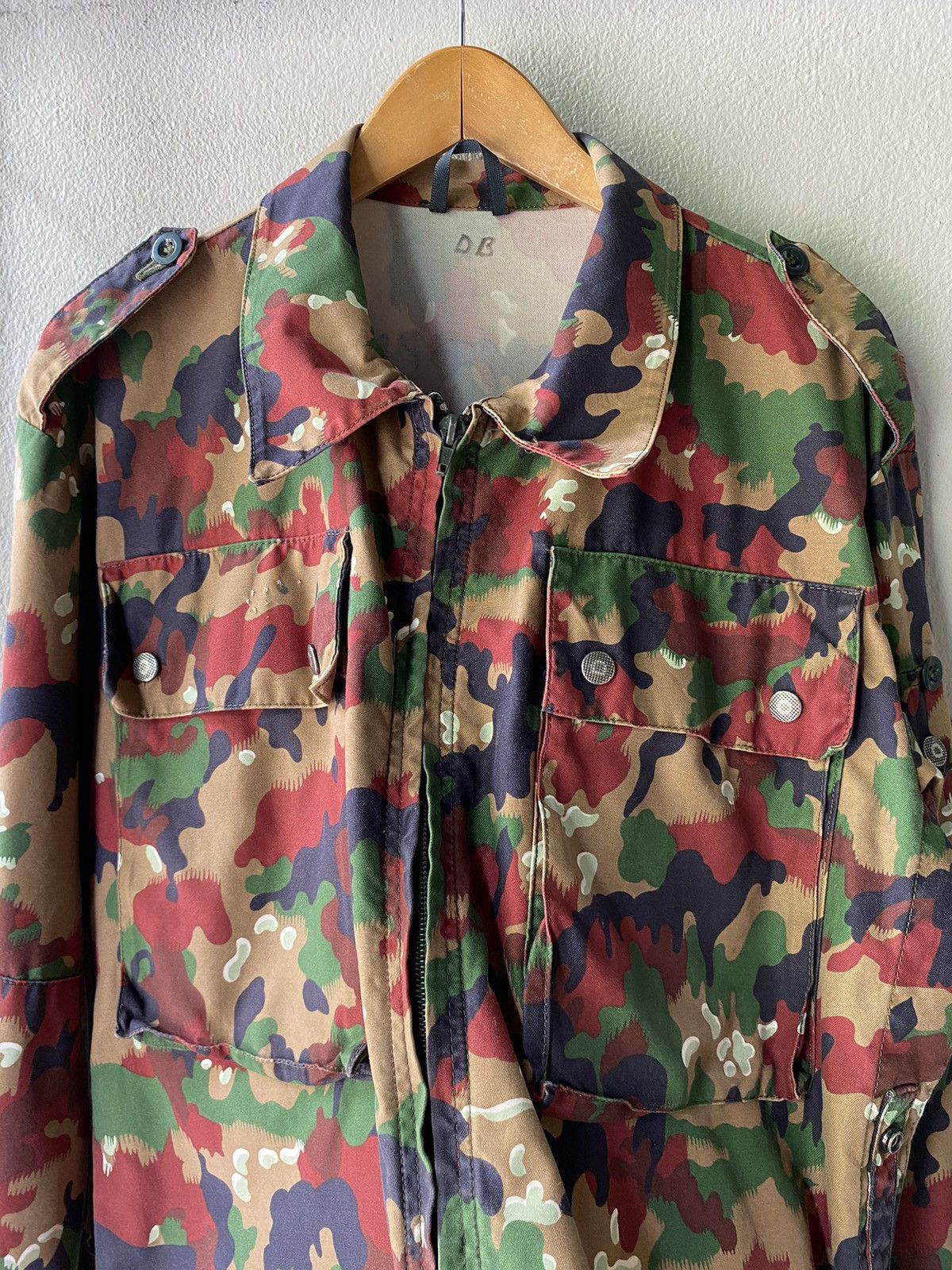 Other Tactical Swiss Military Alpenflage M83 Camo Combat Jacket Size US L / EU 52-54 / 3 - 3 Thumbnail