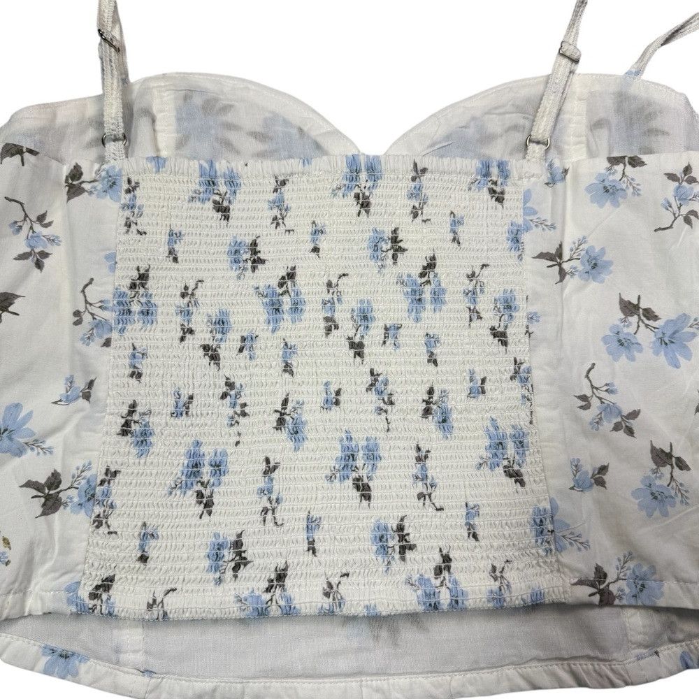 Free People NWT New $98 Free People Wild Flowers Embroidered Bustier Te Size M / US 6-8 / IT 42-44 - 6 Thumbnail