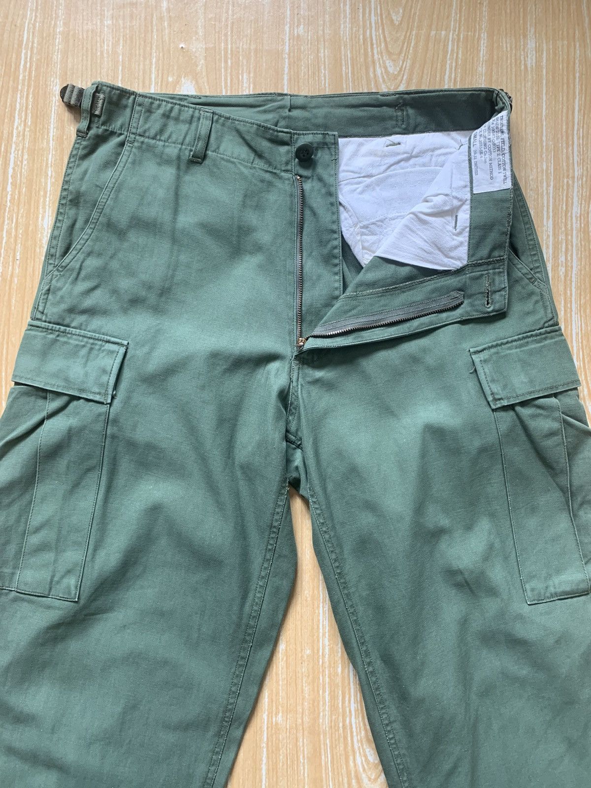 Army Of Me 🔥 Repro 60’s Trousers,Field, Cotton Twill Shade Type 2 Cargo Size US 31 - 17 Thumbnail