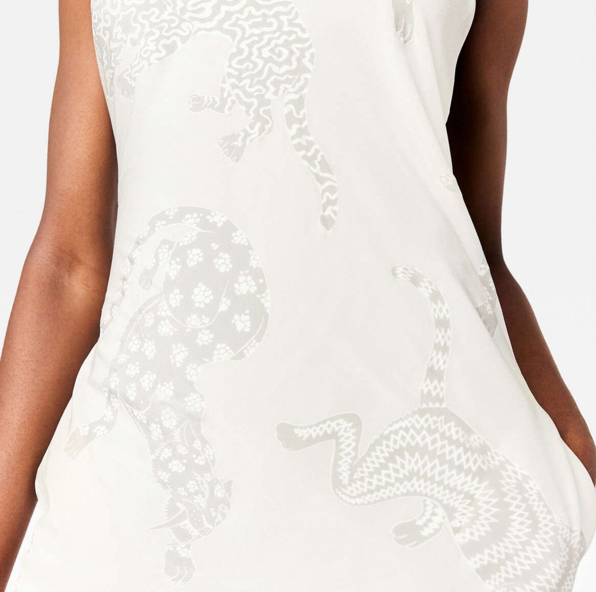 Stella McCartney Leopard Pattern Sleeveless Midi Dress Size M / US 6-8 / IT 42-44 - 9 Thumbnail