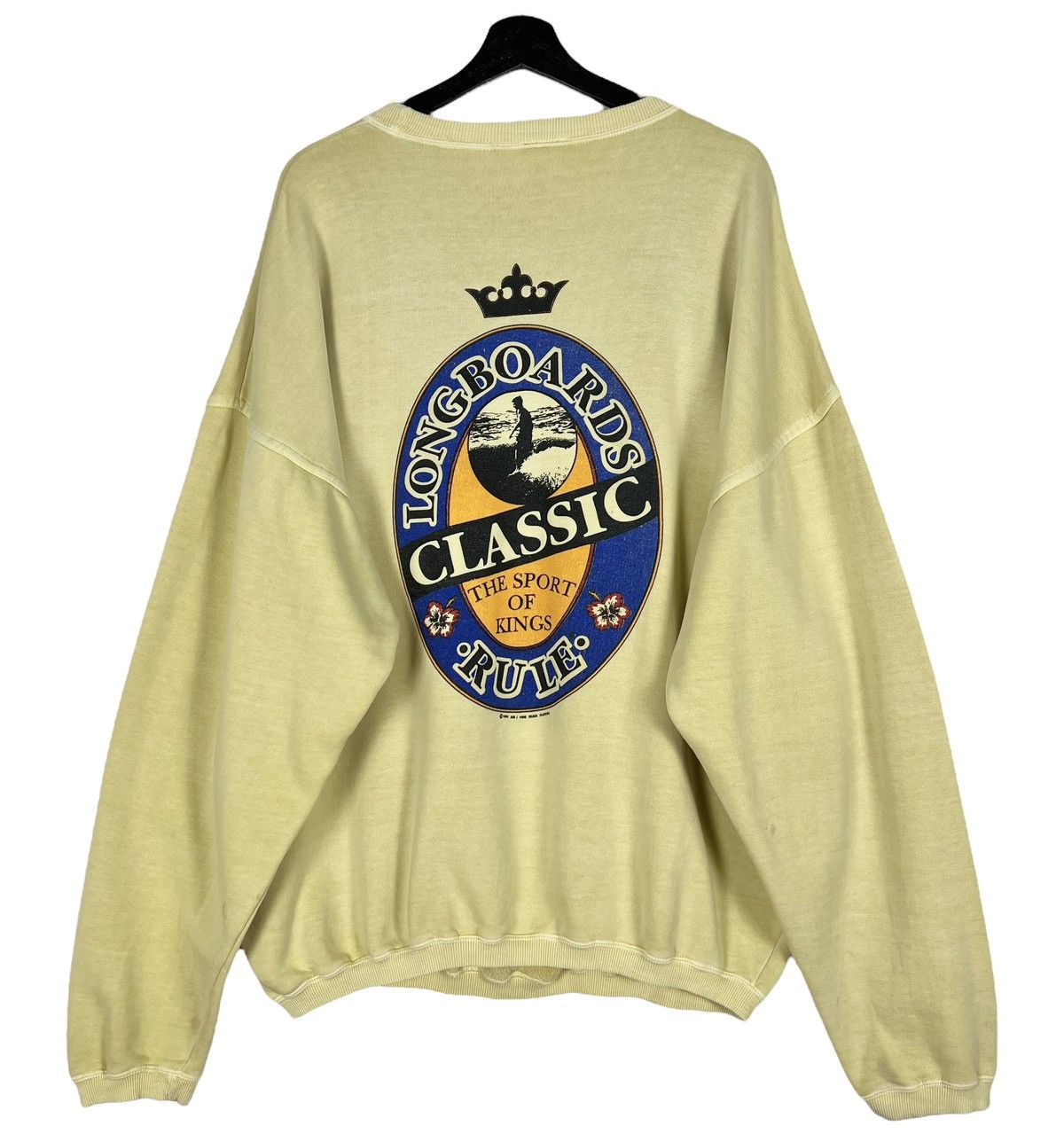 Billabong 90s Vintage Distressed Pure Beach Surf Style Sweatshirt Size US XXL / EU 58 / 5 - 1 Thumbnail