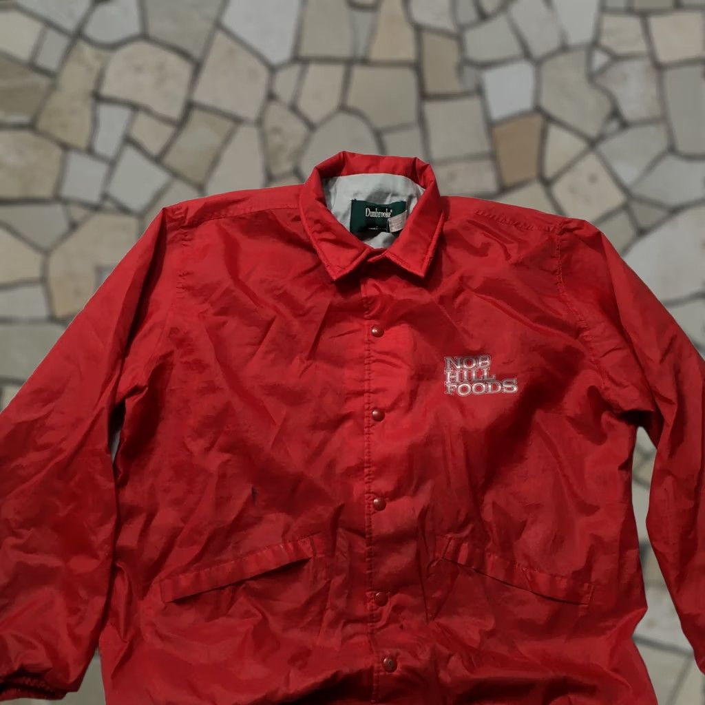 Dunbrooke VINTAGE Dunbrooke Pla-Jac Jacket Mens L Red Windbreaker USA Solid Size US L / EU 52-54 / 3 - 1 Thumbnail