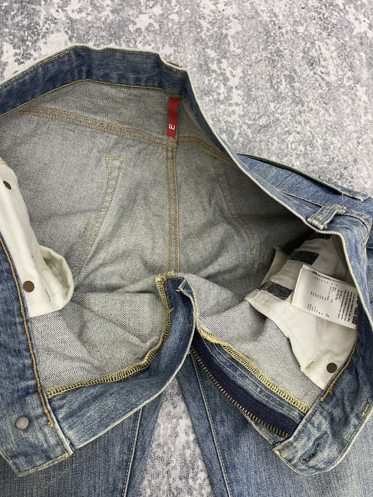 Uniqlo Vintage Uniqlo UJ S002 Faded Blue Washed Denim Size US 31 - 6 Thumbnail
