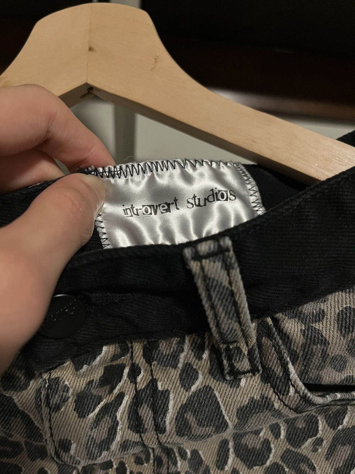 Other Introvert Studios Cheetah Jeans Size US 30 / EU 46 - 5 Thumbnail