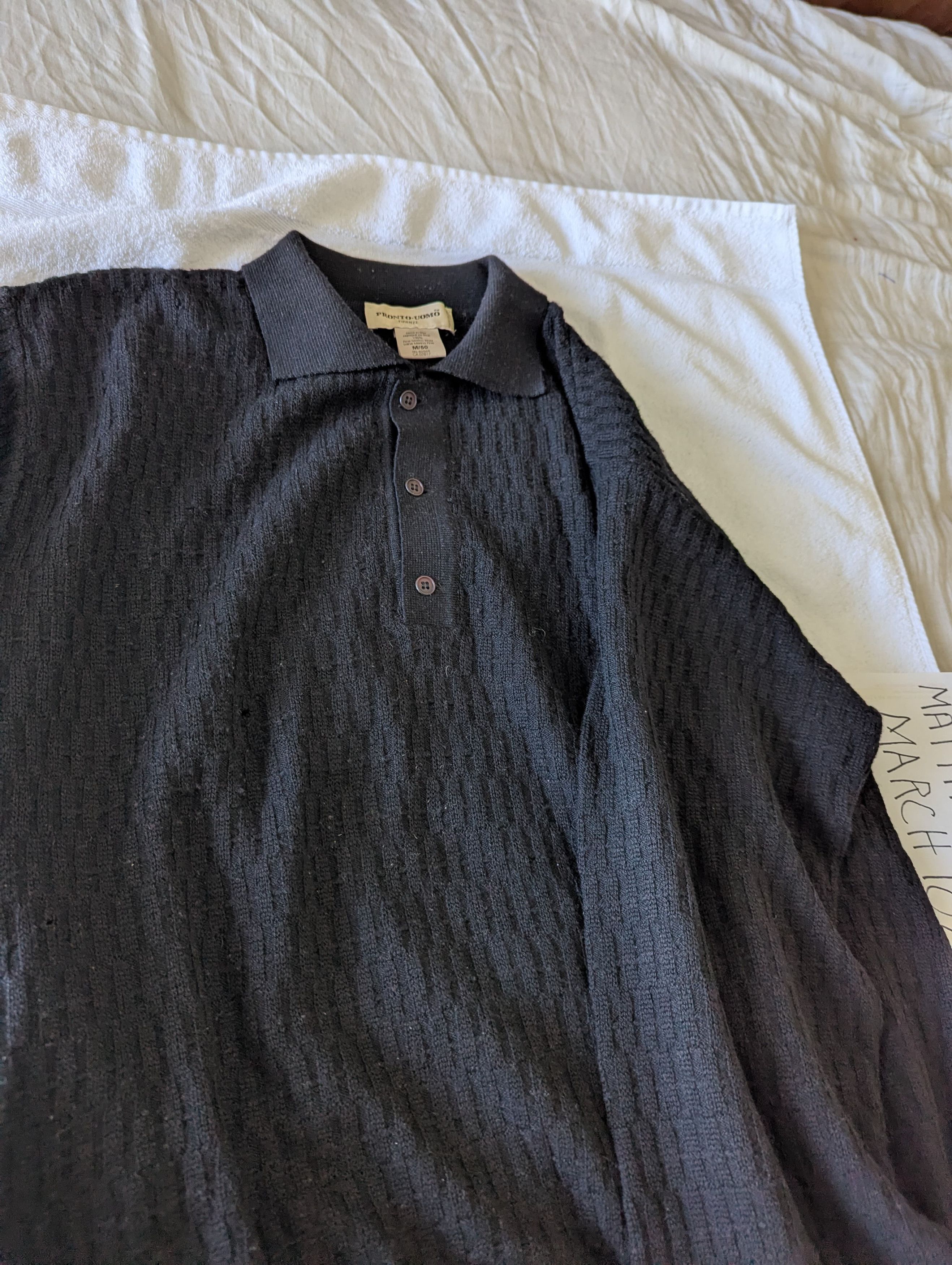 Pronto Uomo Fine Merino Wool Sweater by Pronto-Uomo ITALY Size US M / EU 48-50 / 2 - 1 Thumbnail
